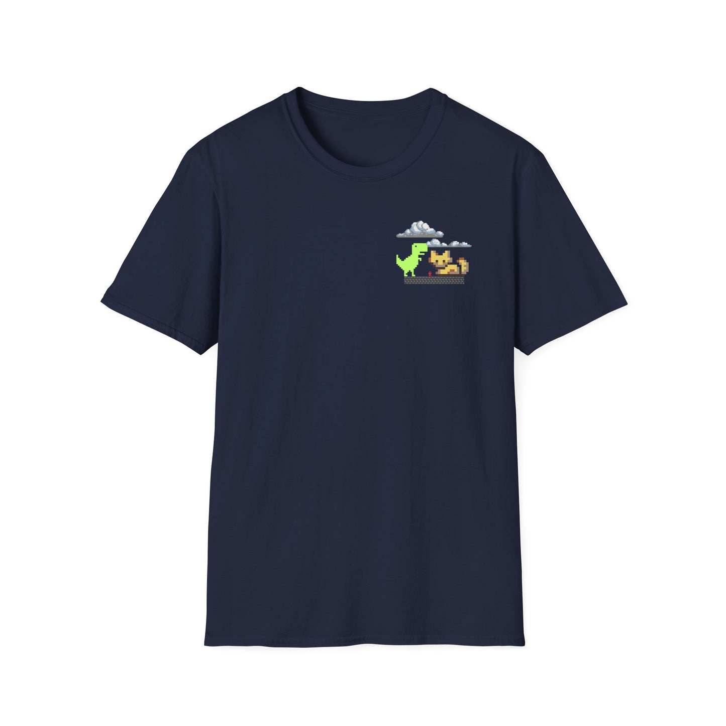Unisex Softstyle T-Shirt Dino Kitty