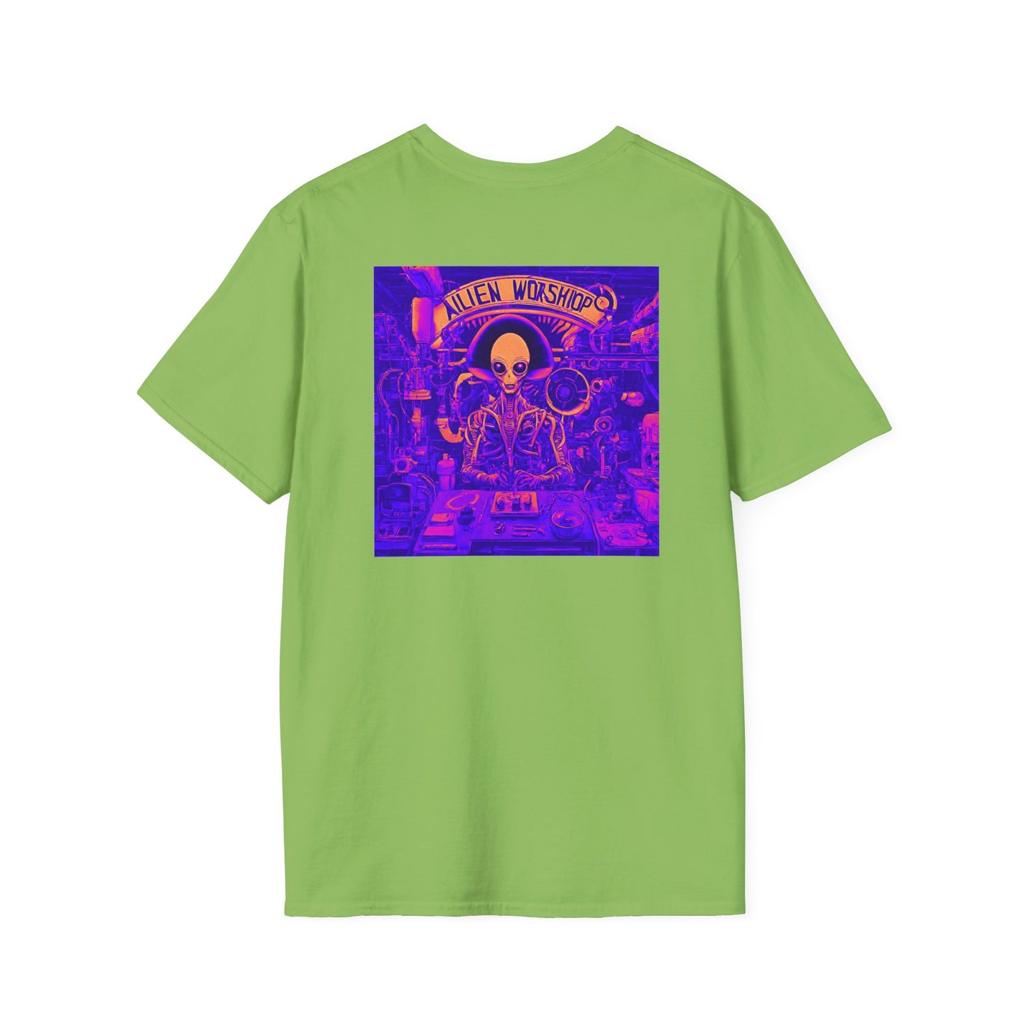 Unisex Softstyle T-Shirt Ailien Worshiop
