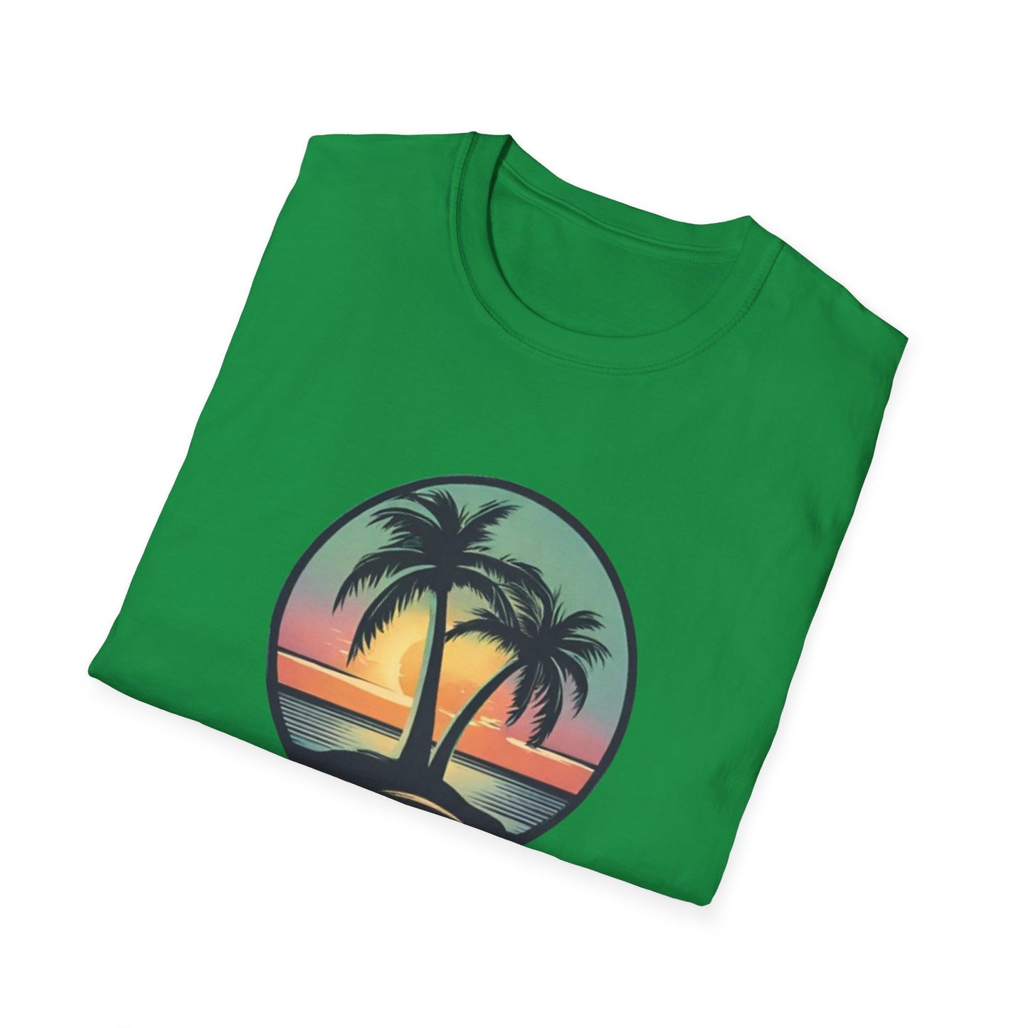 Unisex Softstyle T-Shirt Palmtree Sunset