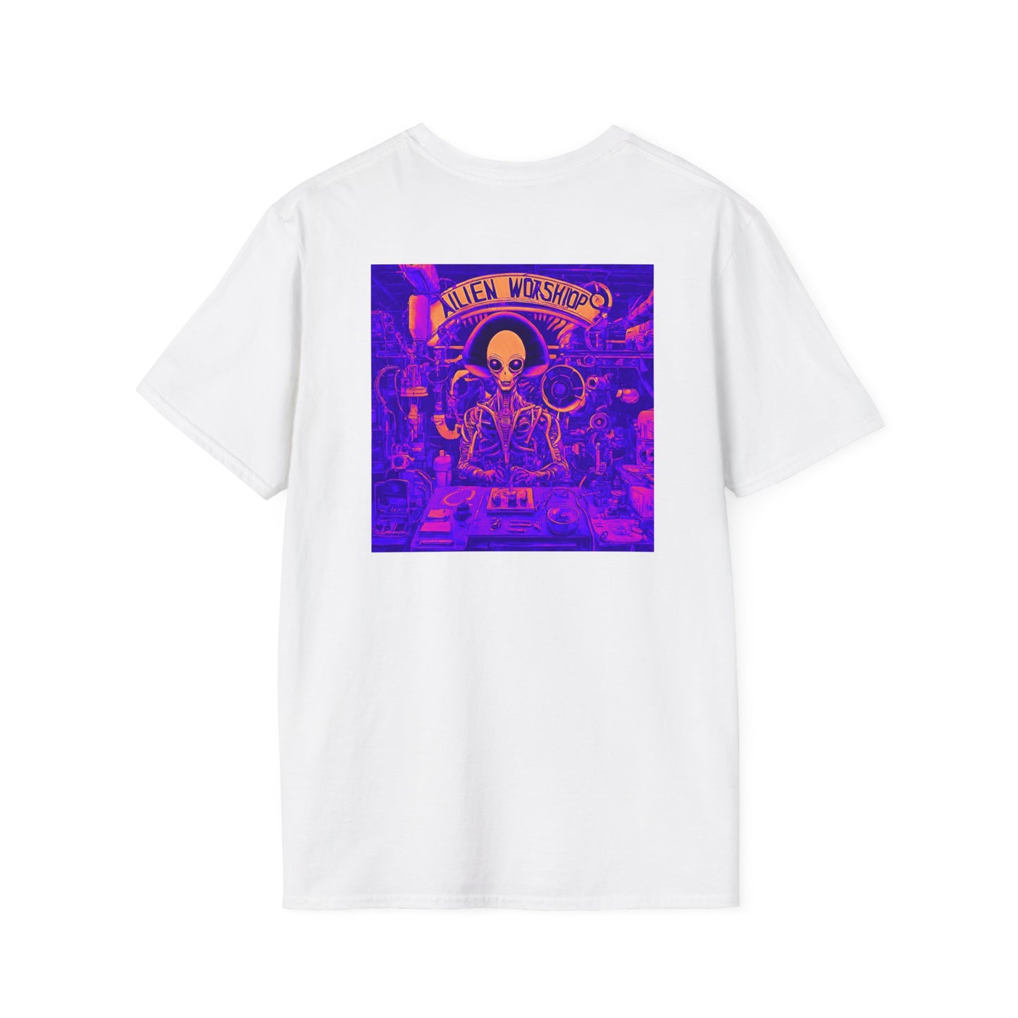 Unisex Softstyle T-Shirt Ailien Worshiop