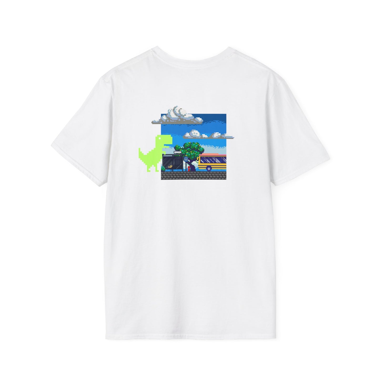 Unisex Softstyle T-Shirt Dino Kitty