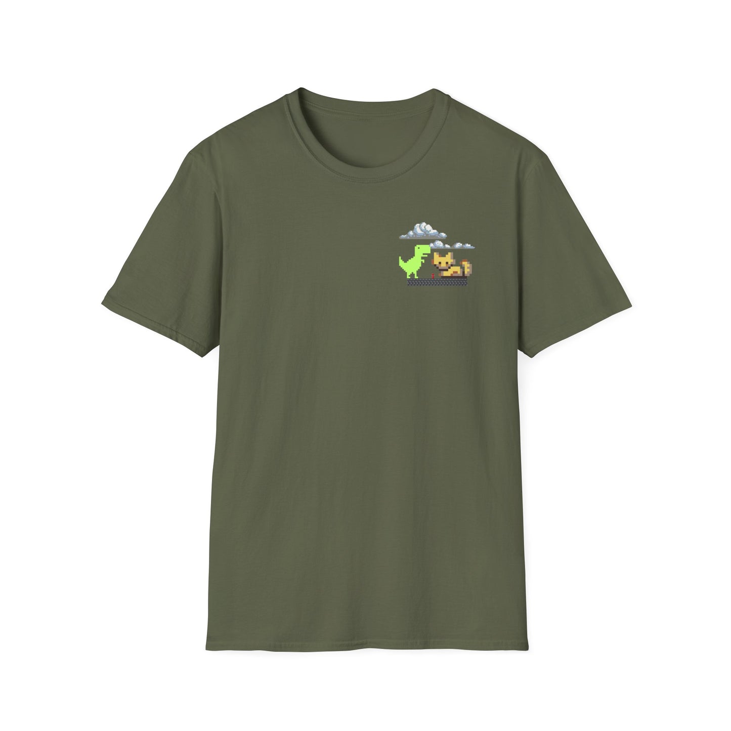 Unisex Softstyle T-Shirt Dino Kitty