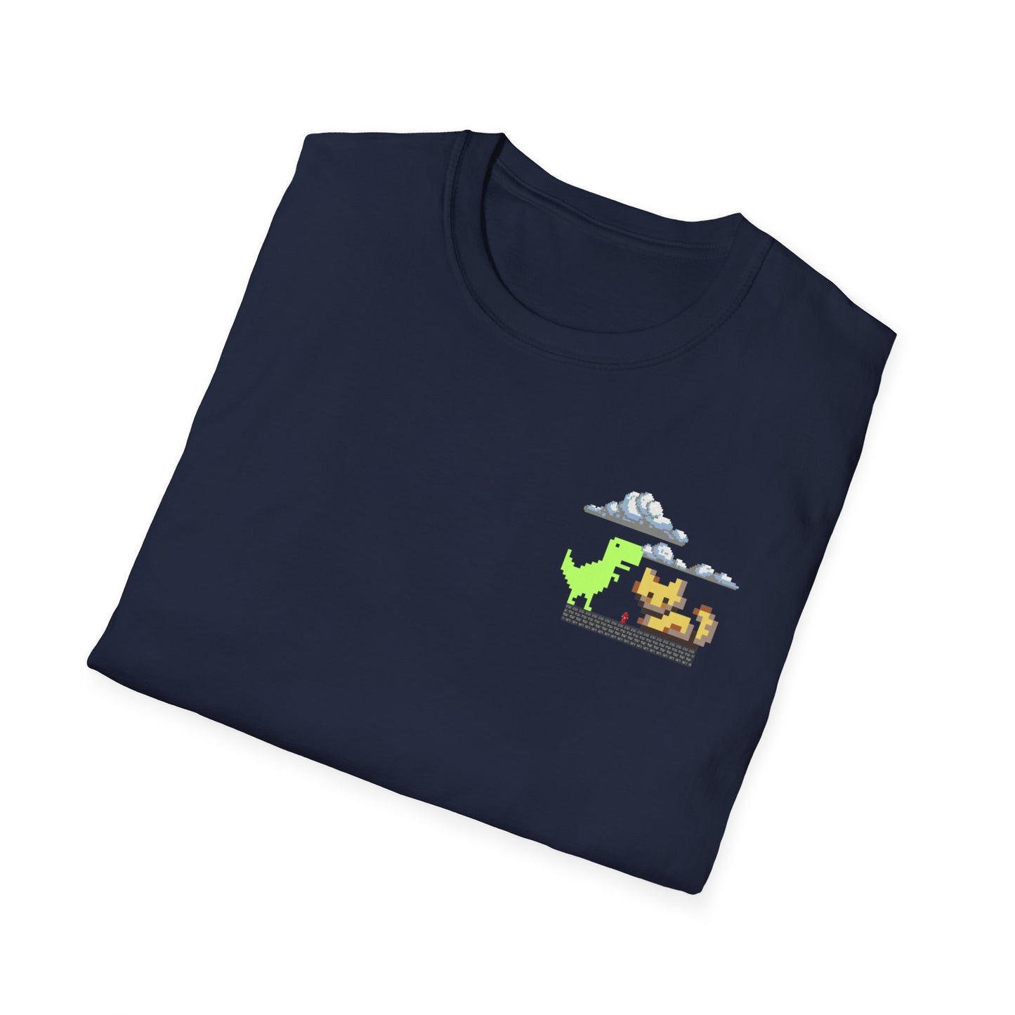 Unisex Softstyle T-Shirt Dino Kitty