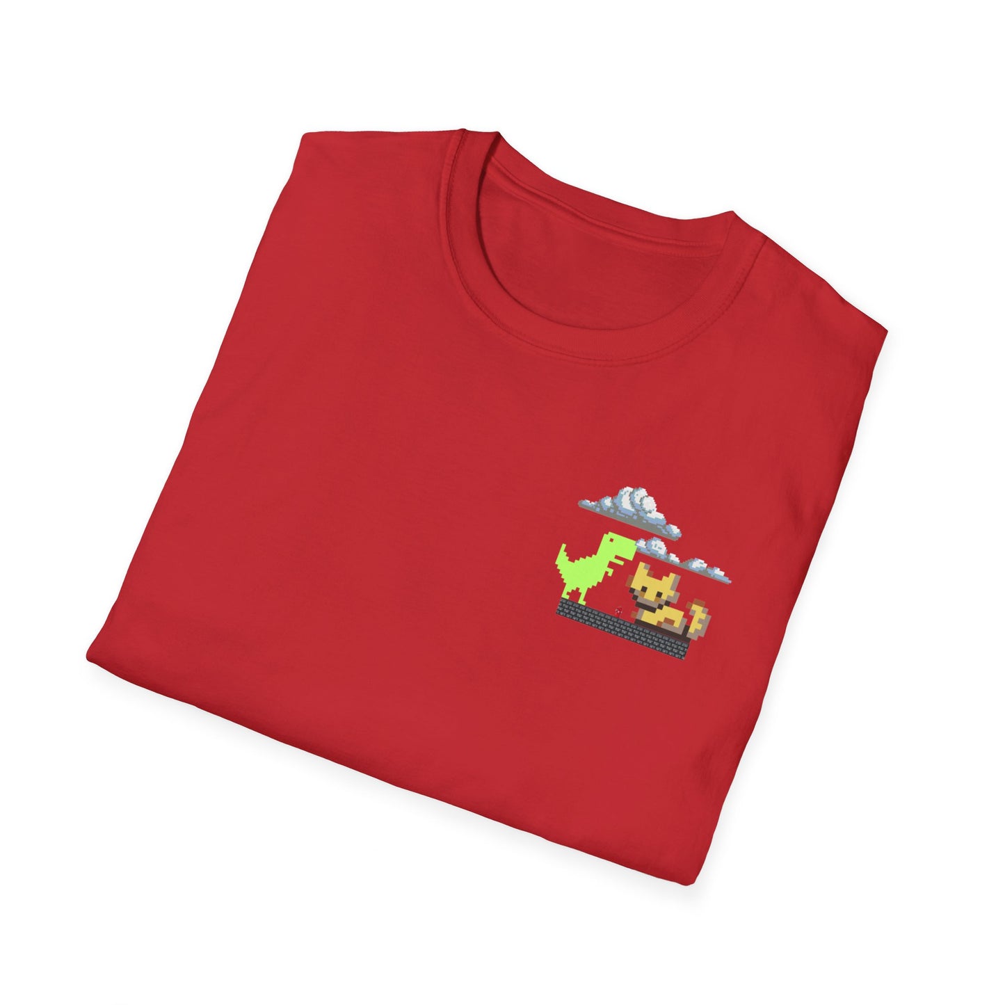 Unisex Softstyle T-Shirt Dino Kitty