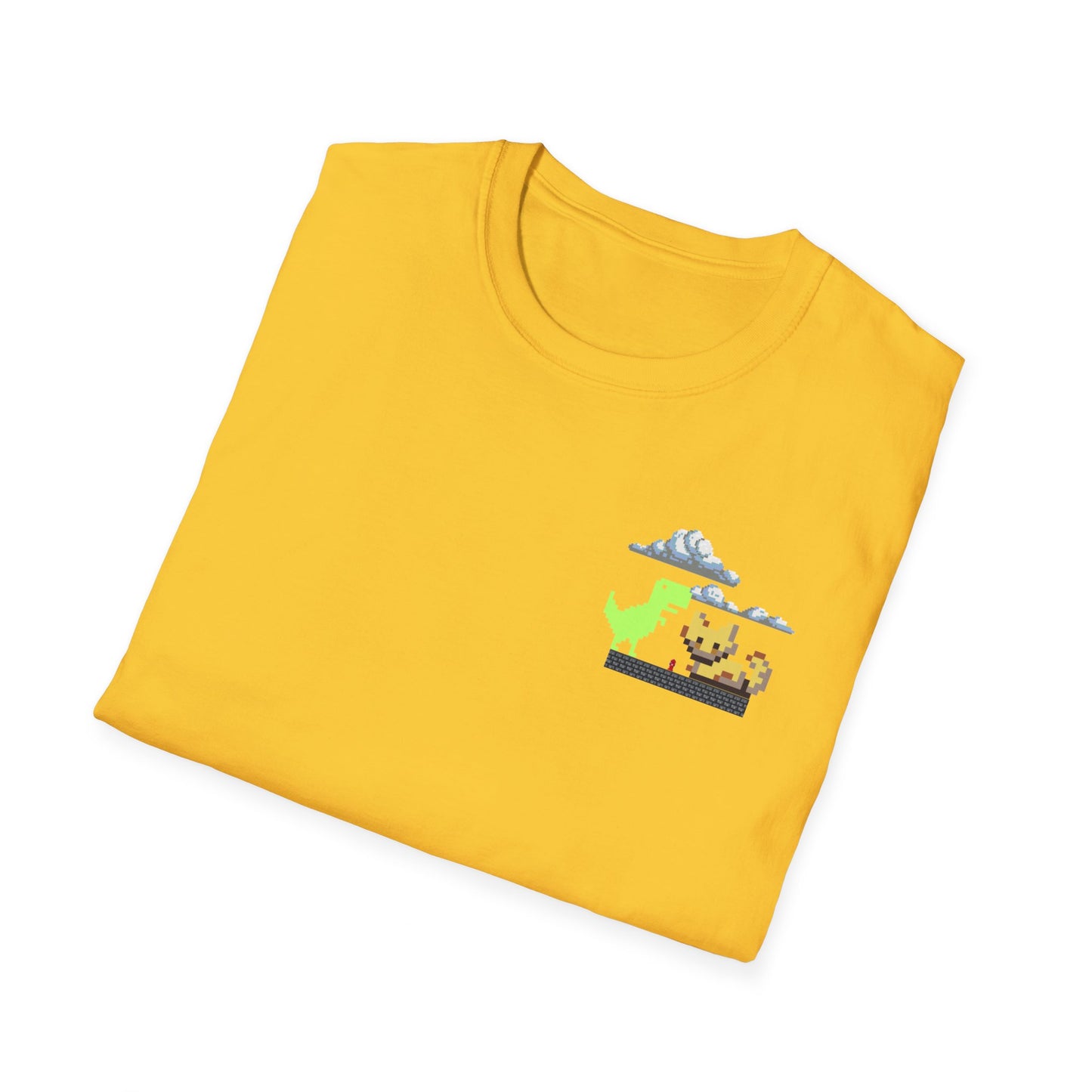 Unisex Softstyle T-Shirt Dino Kitty