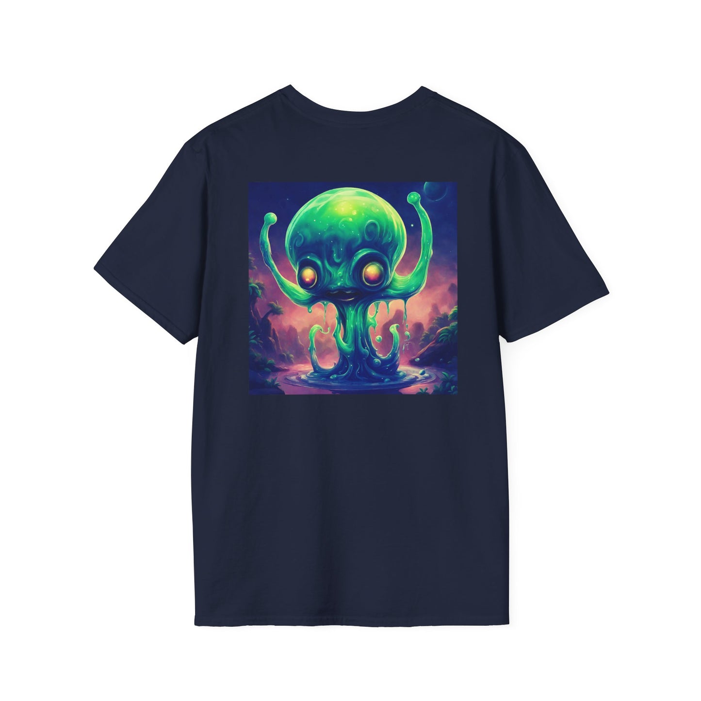 Unisex Softstyle T-Shirt Slimey Alien