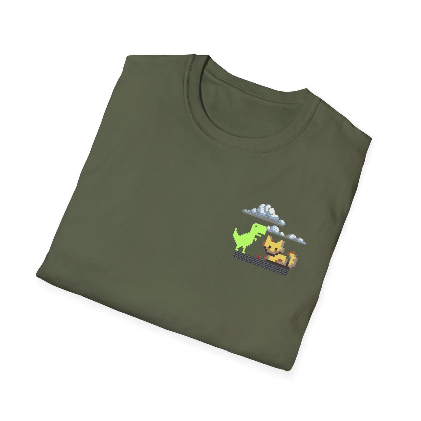 Unisex Softstyle T-Shirt Dino Kitty