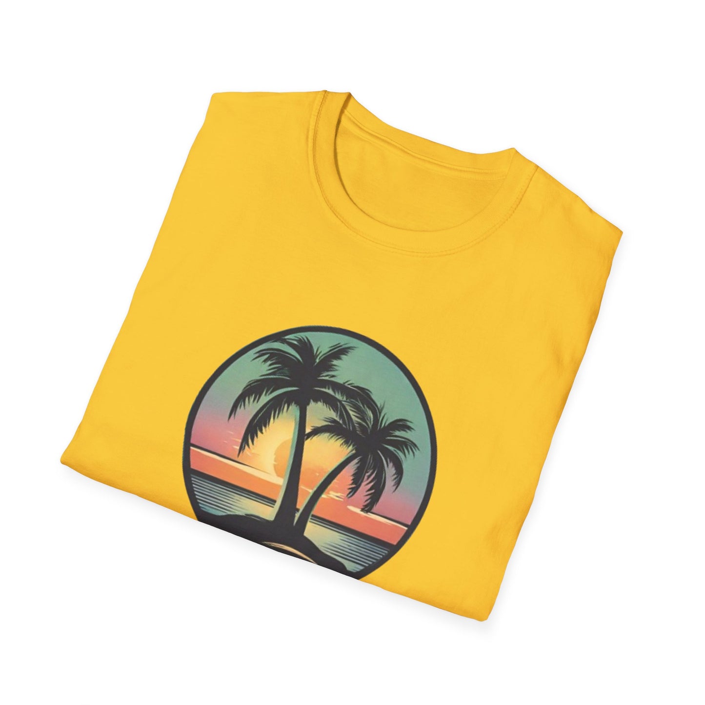 Unisex Softstyle T-Shirt Palmtree Sunset