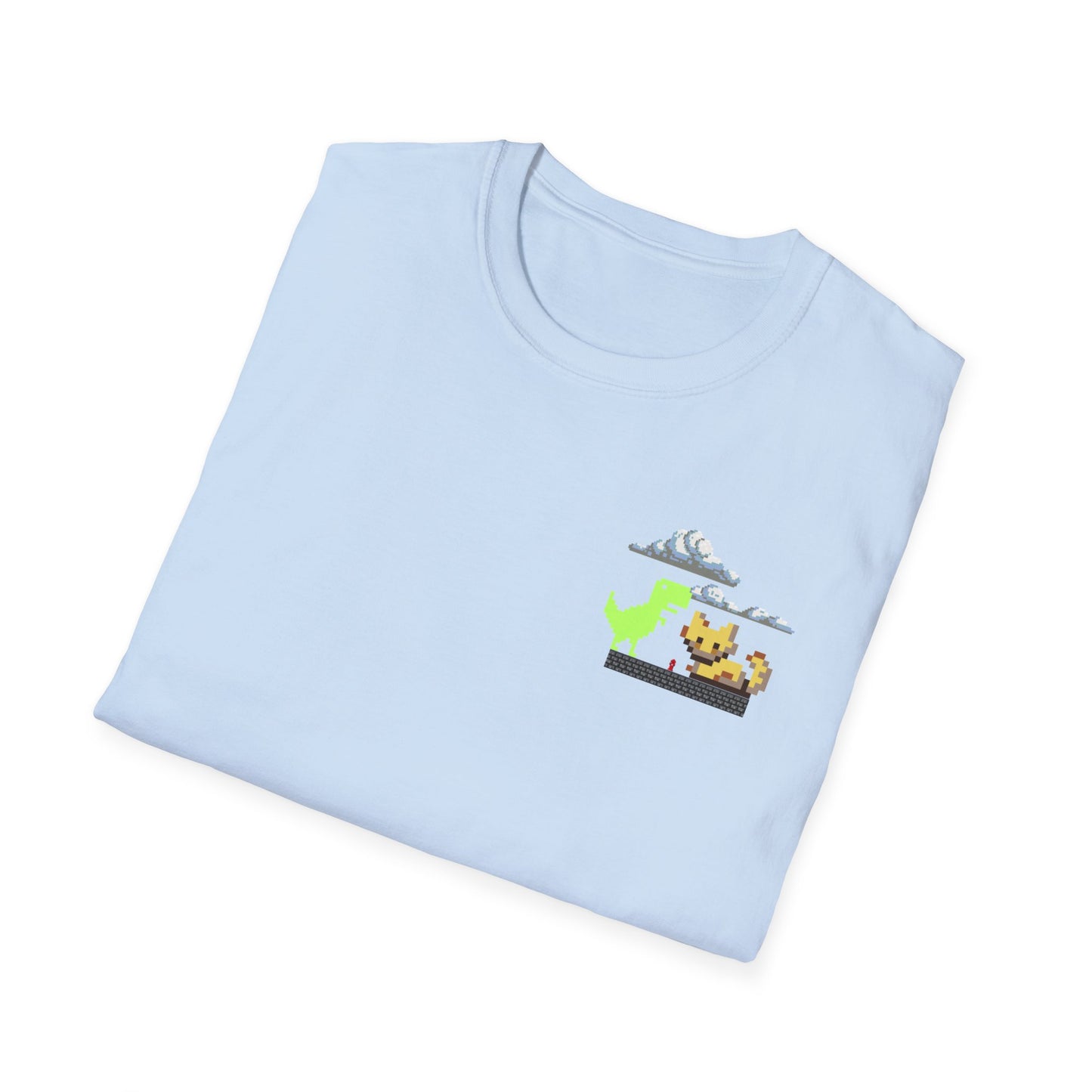 Unisex Softstyle T-Shirt Dino Kitty