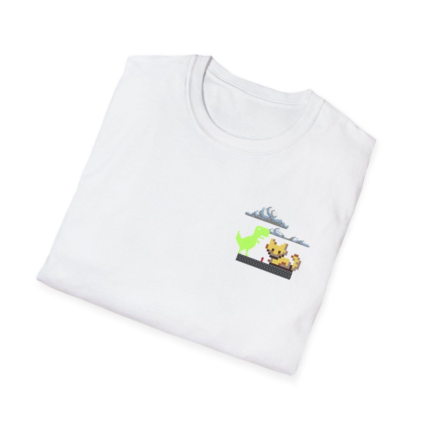 Unisex Softstyle T-Shirt Dino Kitty