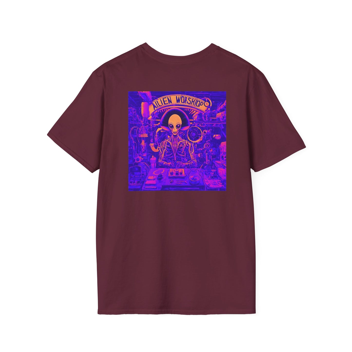 Unisex Softstyle T-Shirt Ailien Worshiop