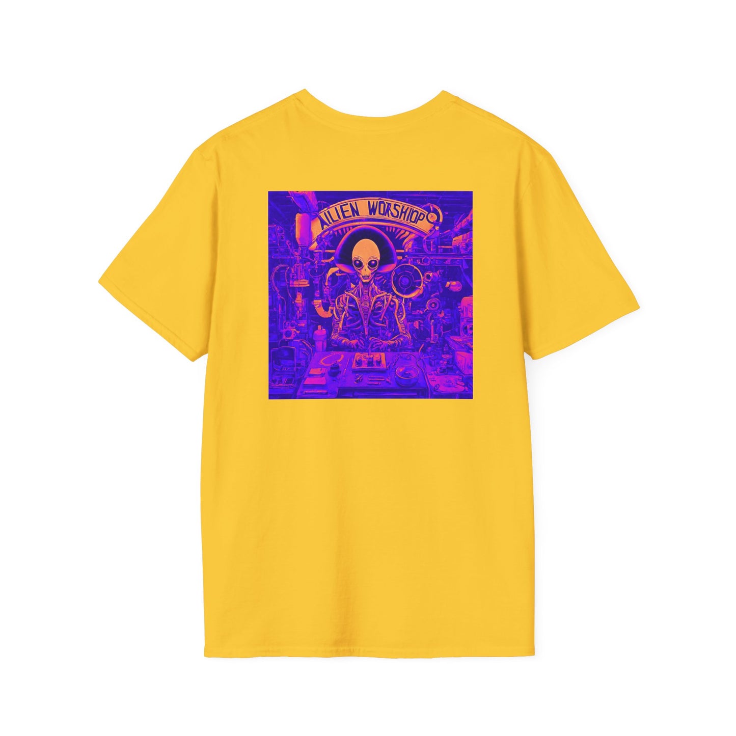 Unisex Softstyle T-Shirt Ailien Worshiop