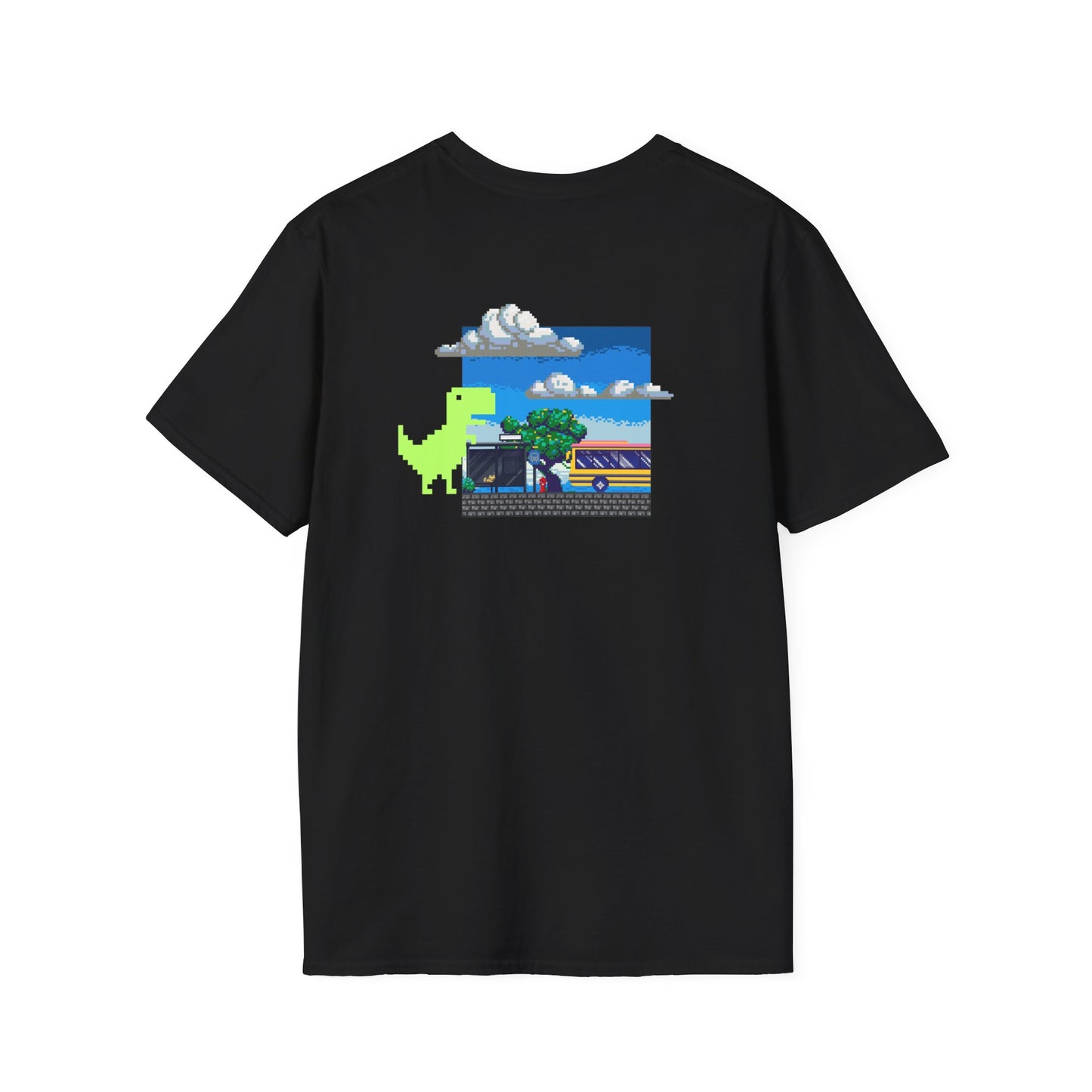 Unisex Softstyle T-Shirt Dino Kitty