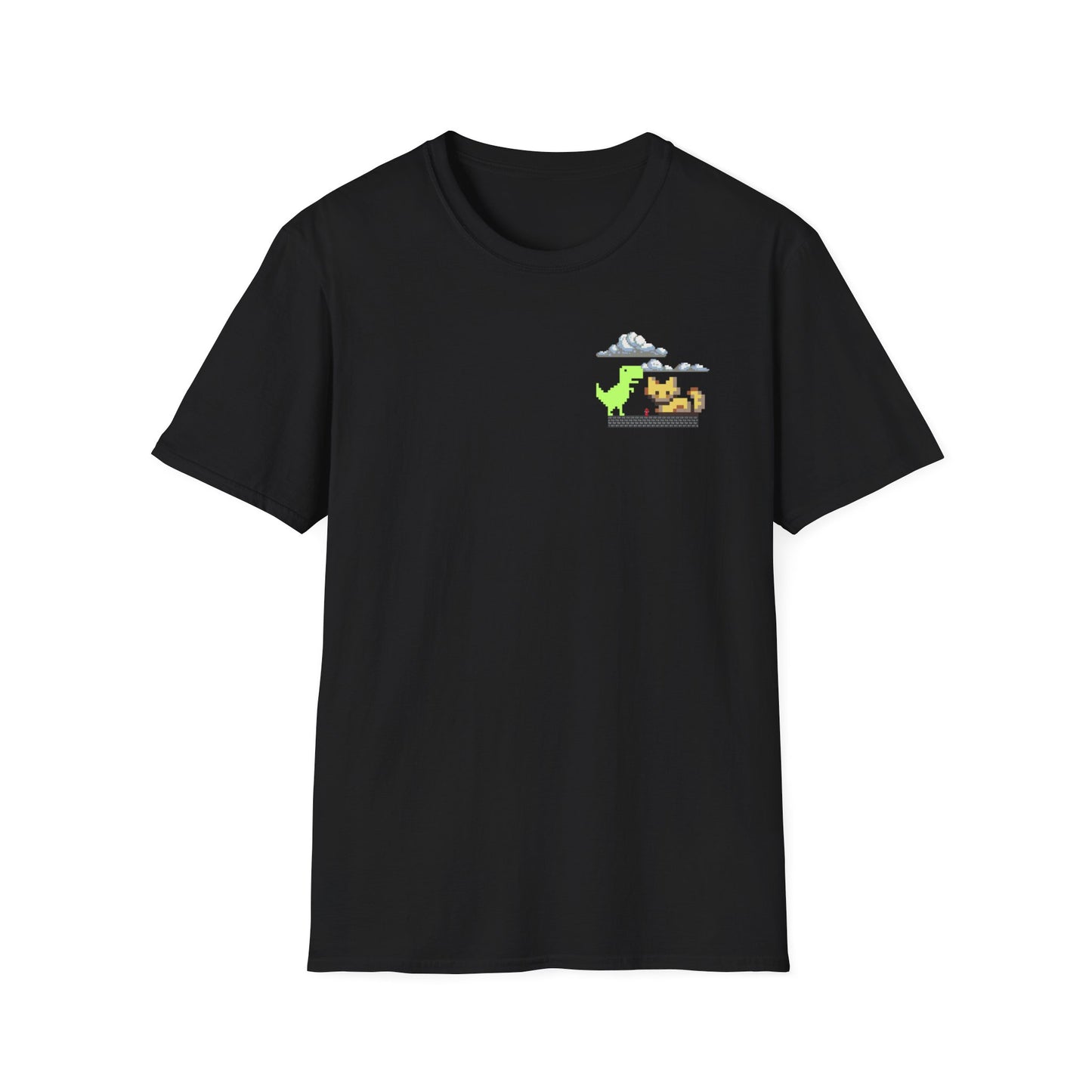 Unisex Softstyle T-Shirt Dino Kitty