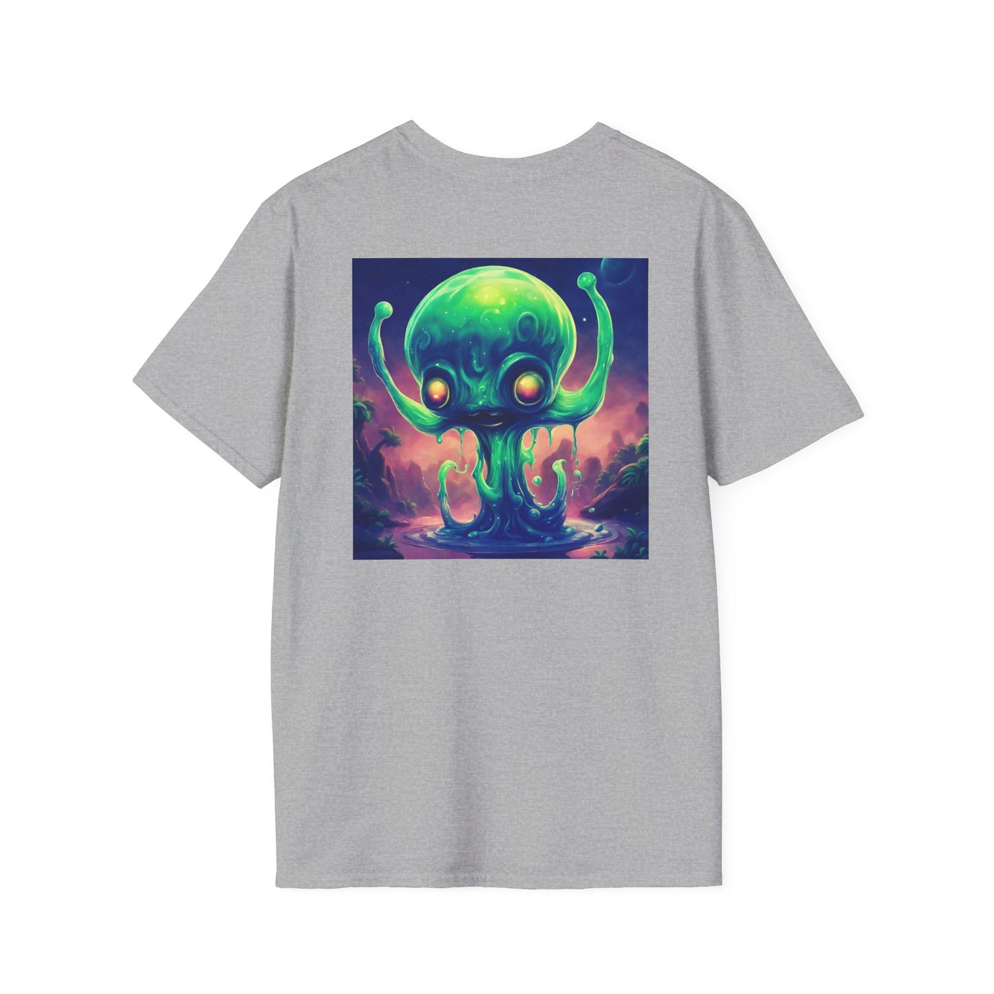 Unisex Softstyle T-Shirt Slimey Alien