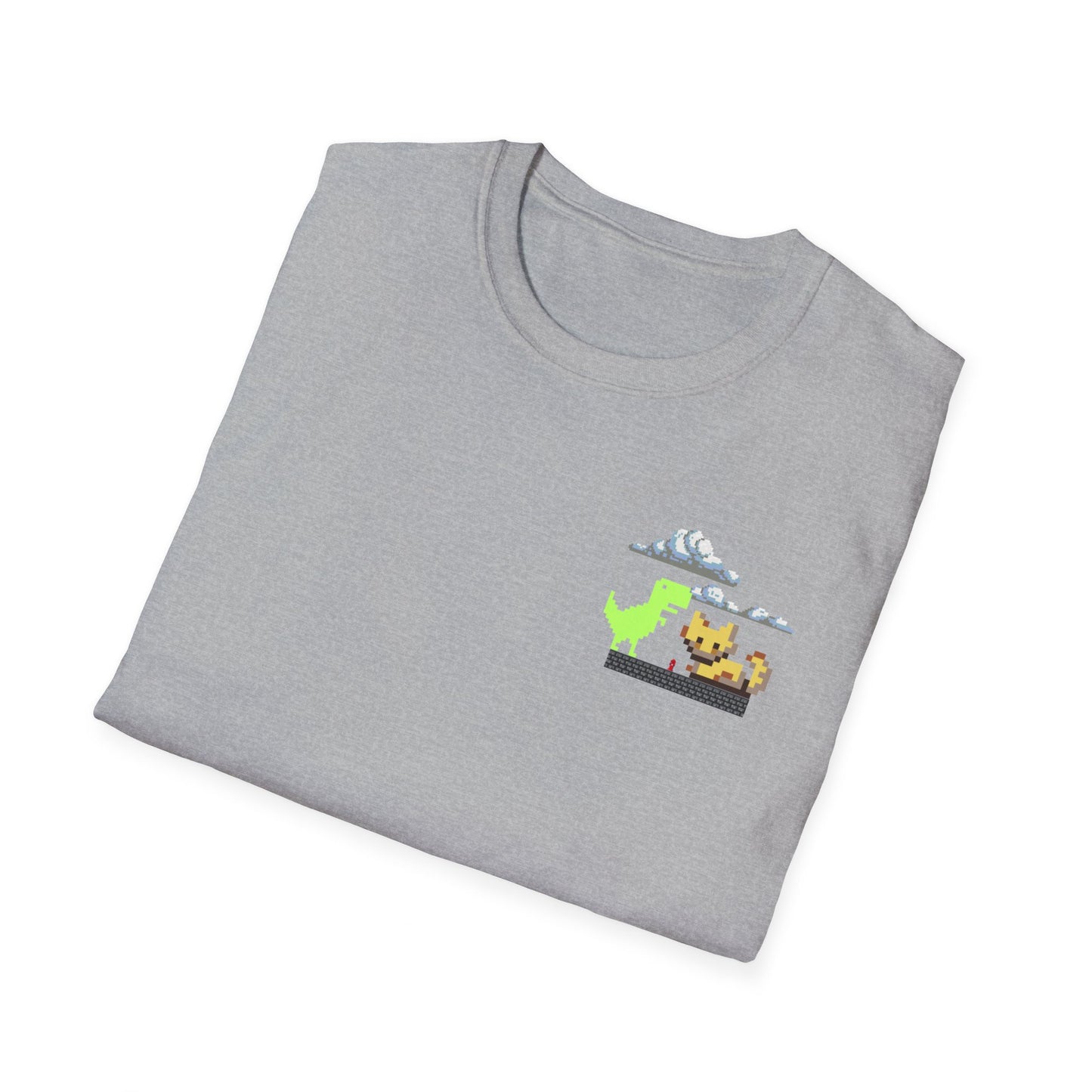Unisex Softstyle T-Shirt Dino Kitty