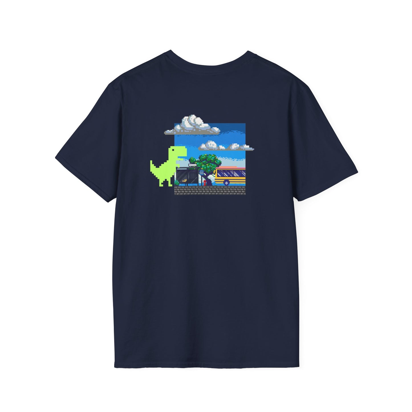 Unisex Softstyle T-Shirt Dino Kitty