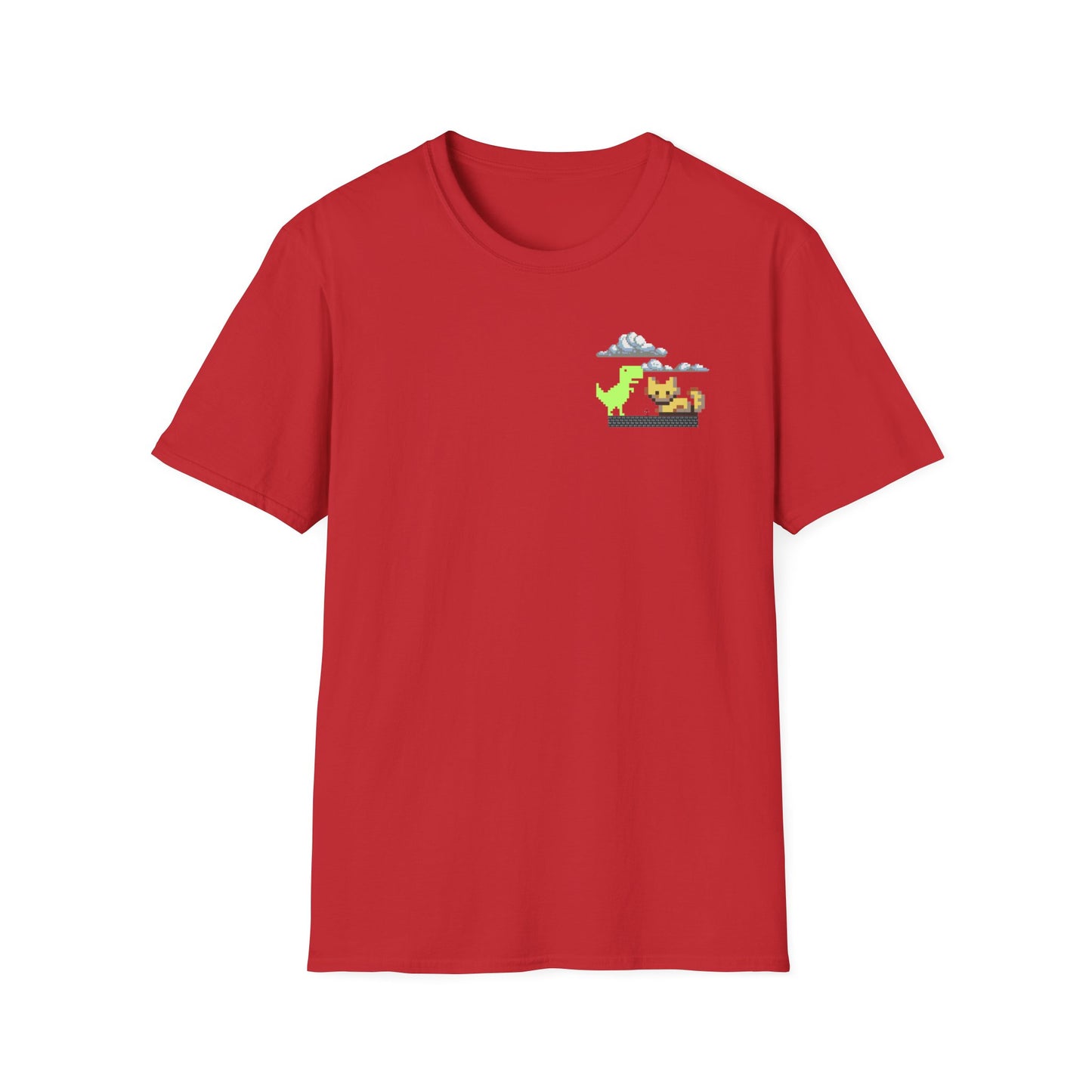 Unisex Softstyle T-Shirt Dino Kitty