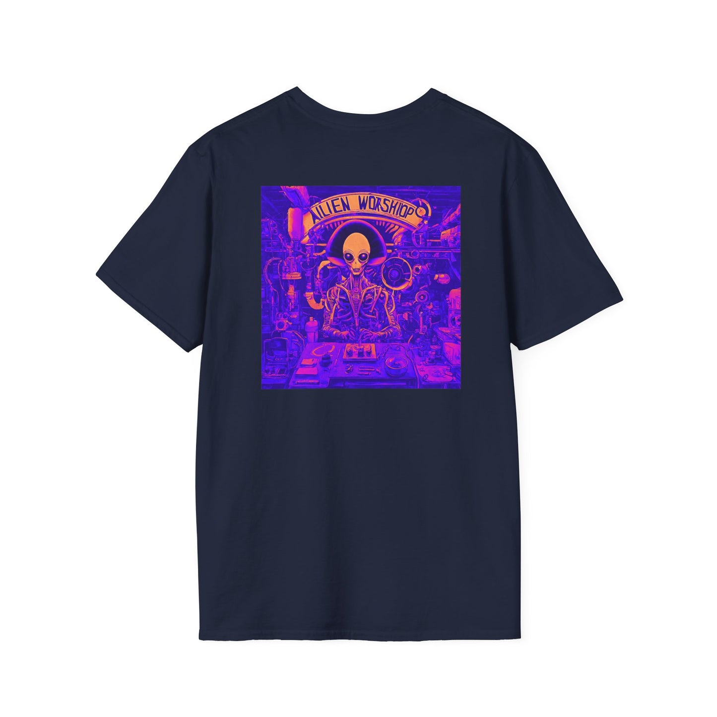 Unisex Softstyle T-Shirt Ailien Worshiop