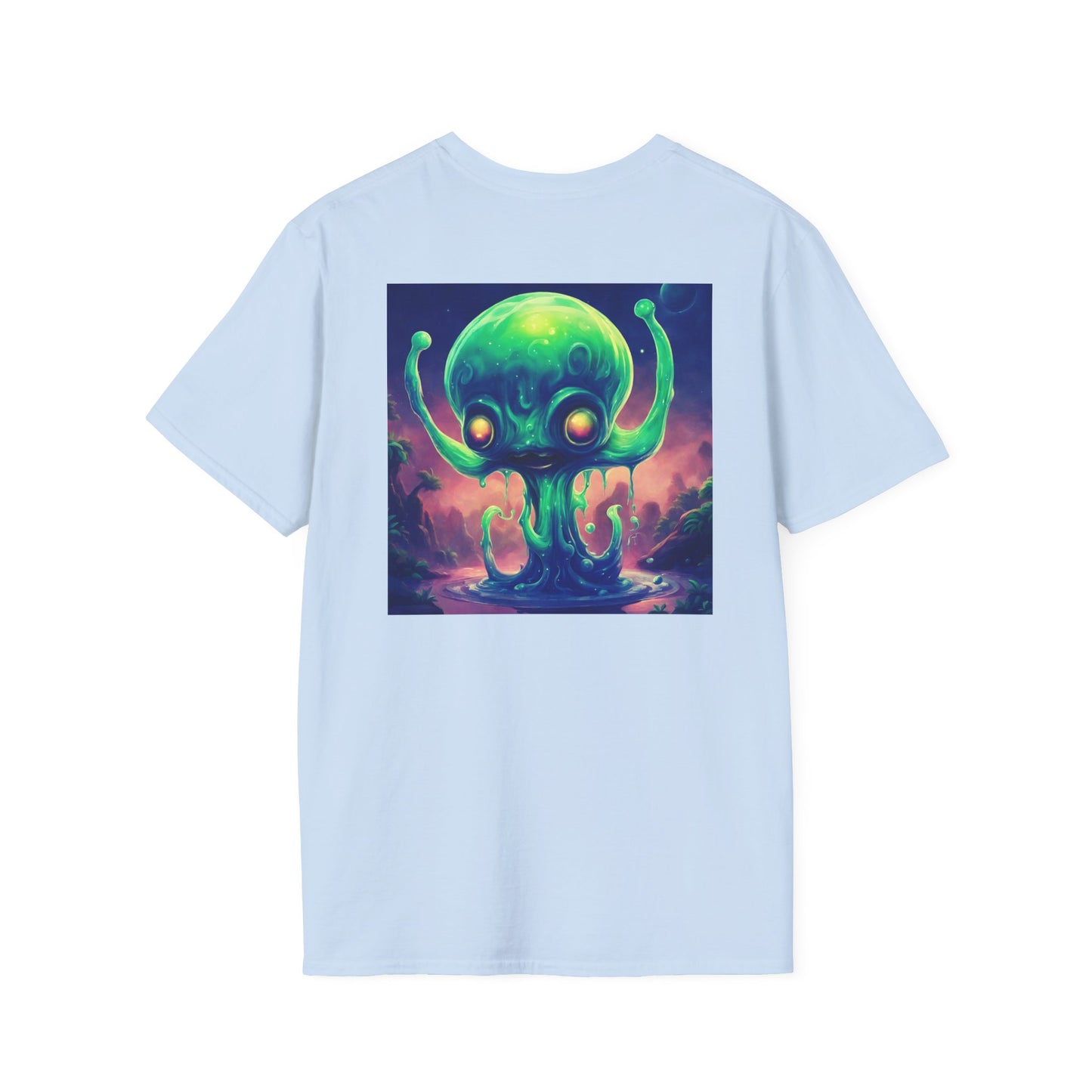 Unisex Softstyle T-Shirt Slimey Alien