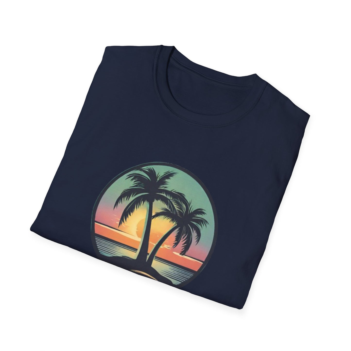 Unisex Softstyle T-Shirt Palmtree Sunset