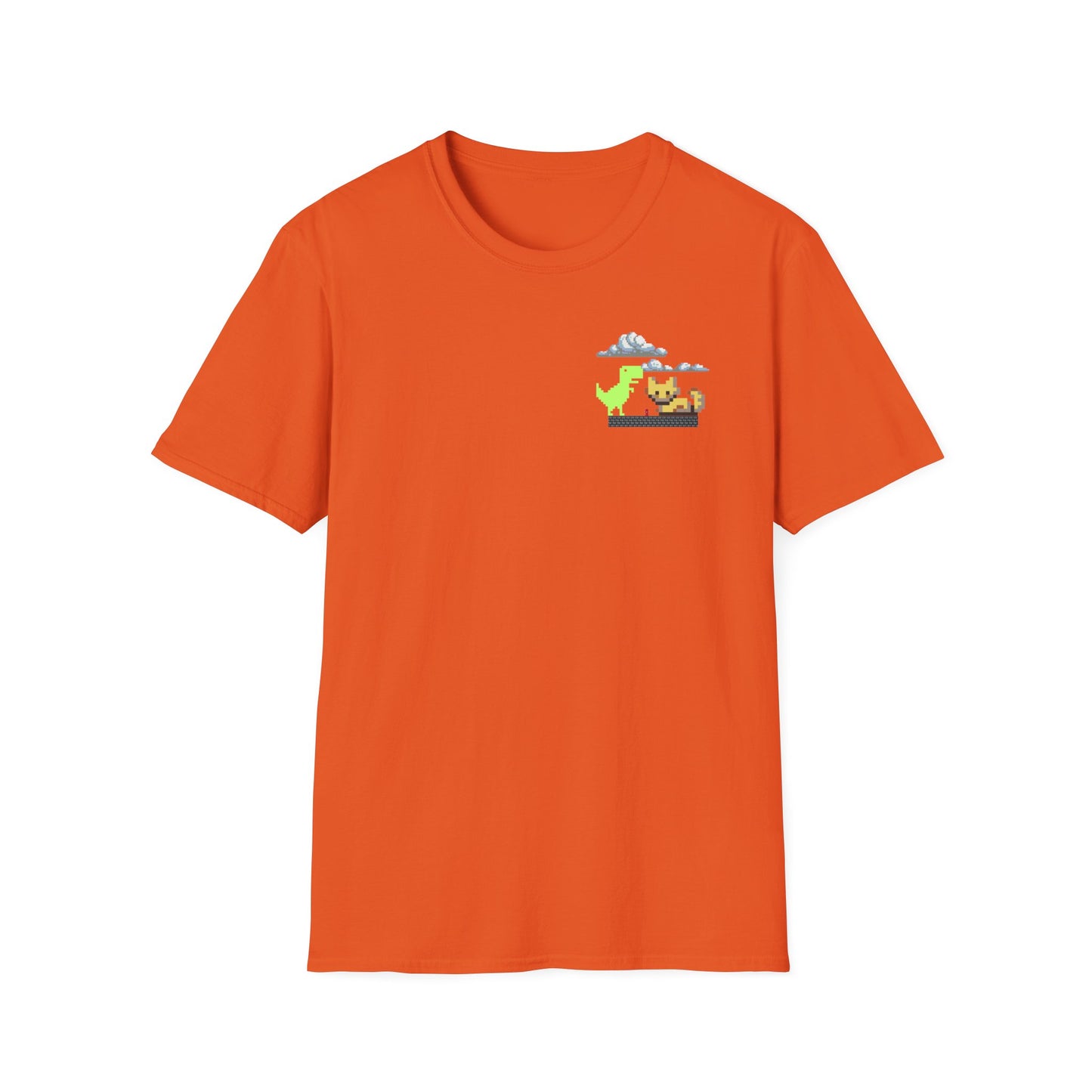 Unisex Softstyle T-Shirt Dino Kitty
