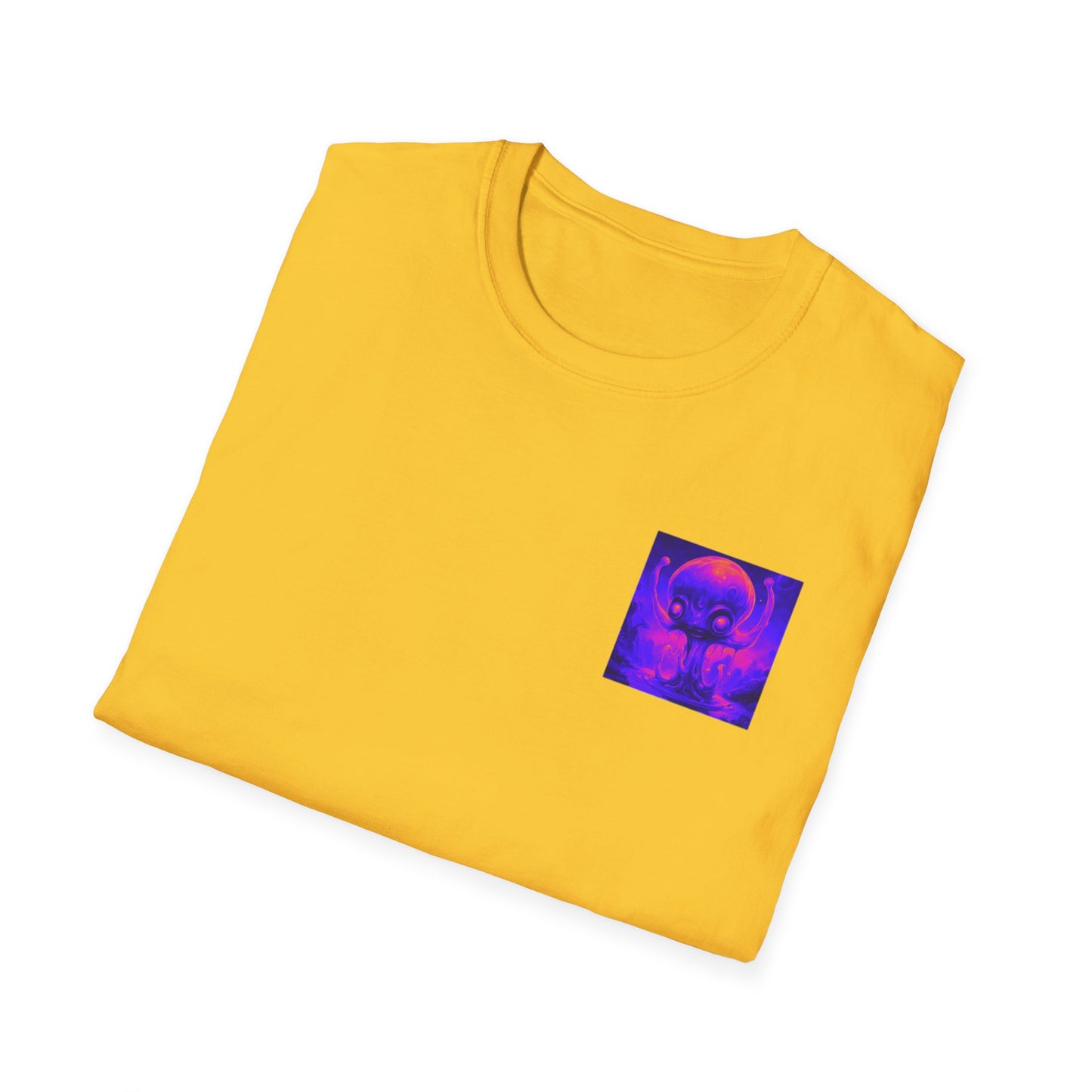 Unisex Softstyle T-Shirt Slimey Alien