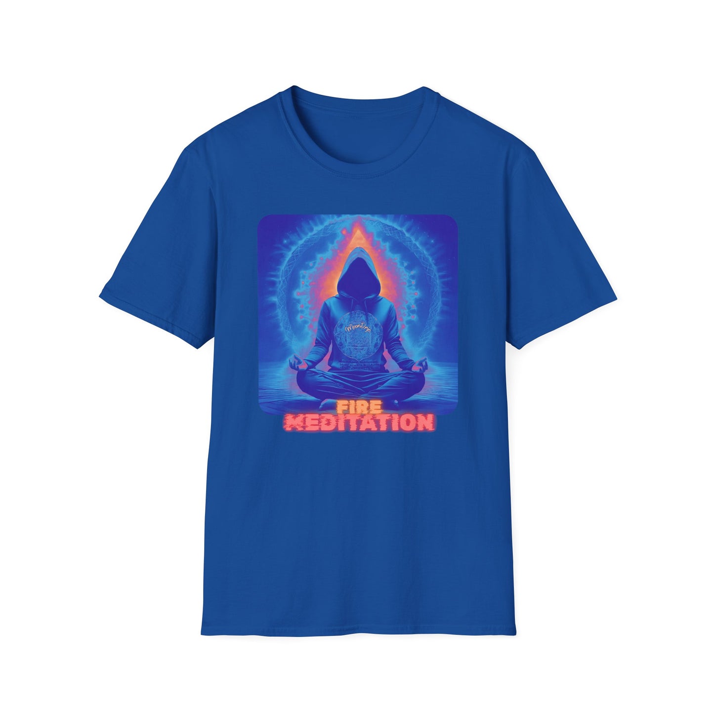 Fire Meditation by Moondrip Unisex Tshirt