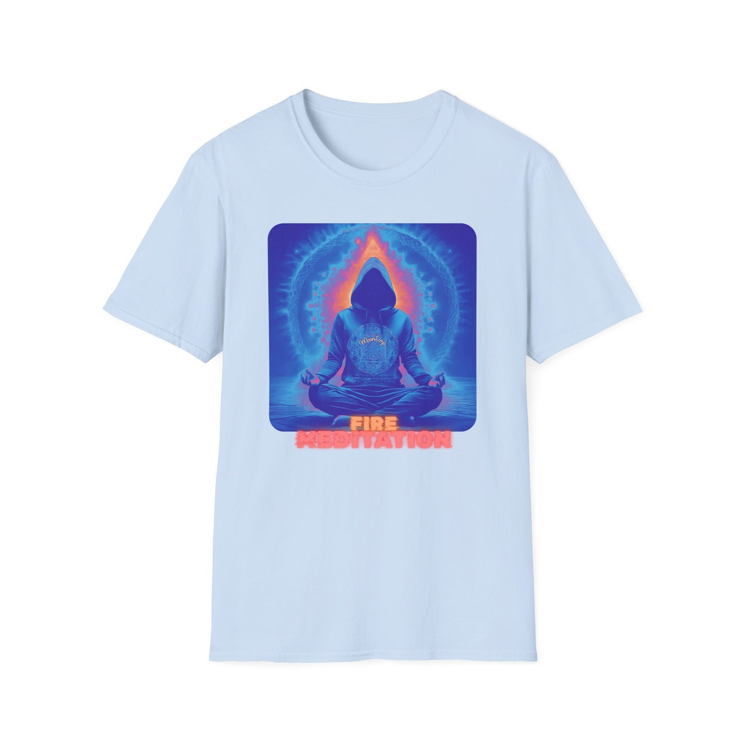 Fire Meditation by Moondrip Unisex Tshirt