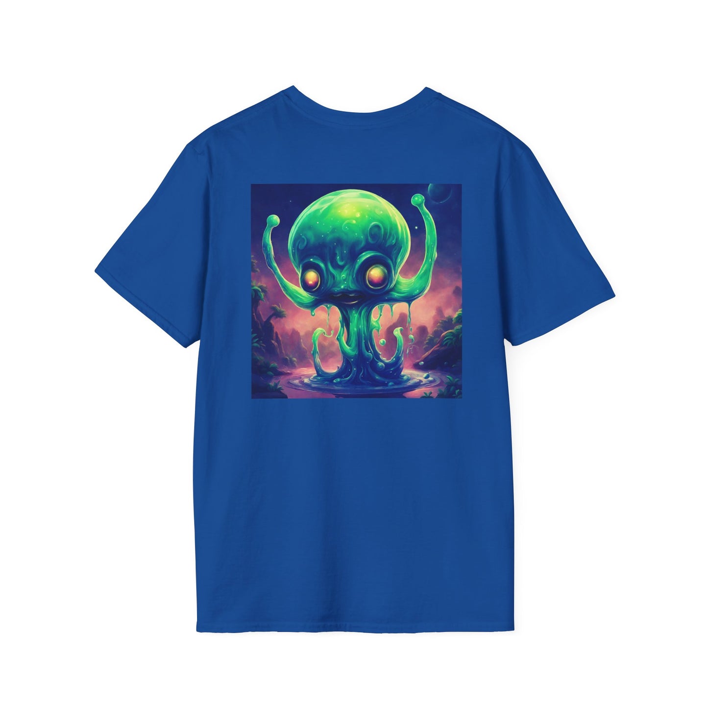 Unisex Softstyle T-Shirt Slimey Alien