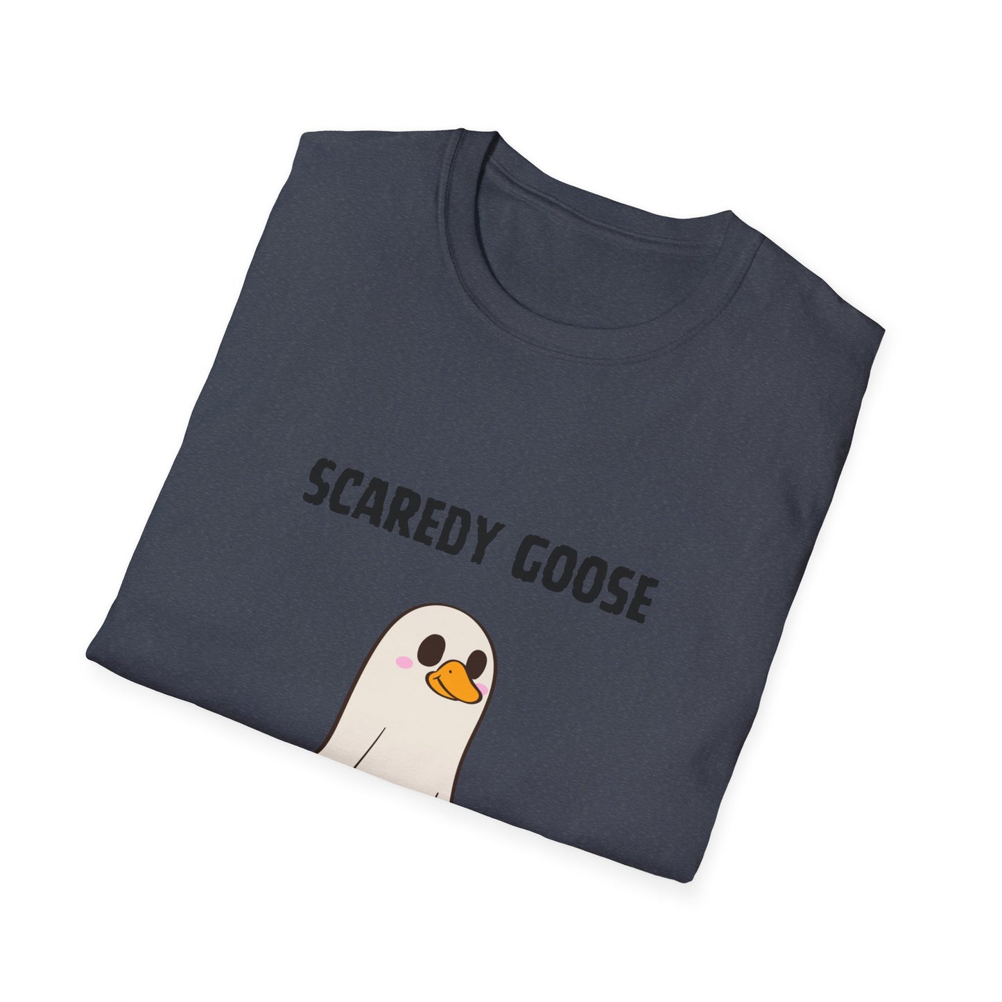 Funny Scaredy Goose T-Shirt, Unisex Graphic Tee, Casual Wear, Halloween shirt