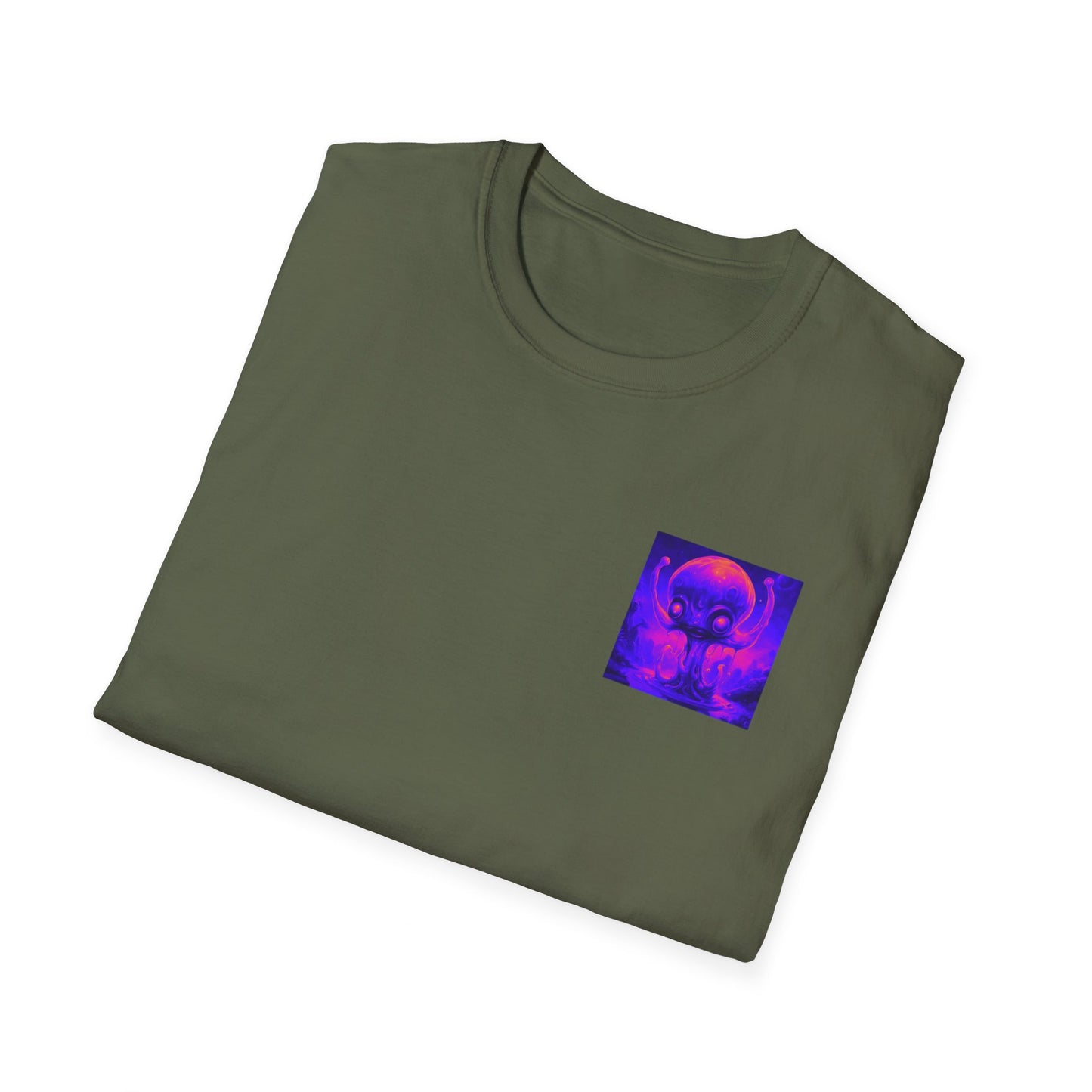 Unisex Softstyle T-Shirt Slimey Alien