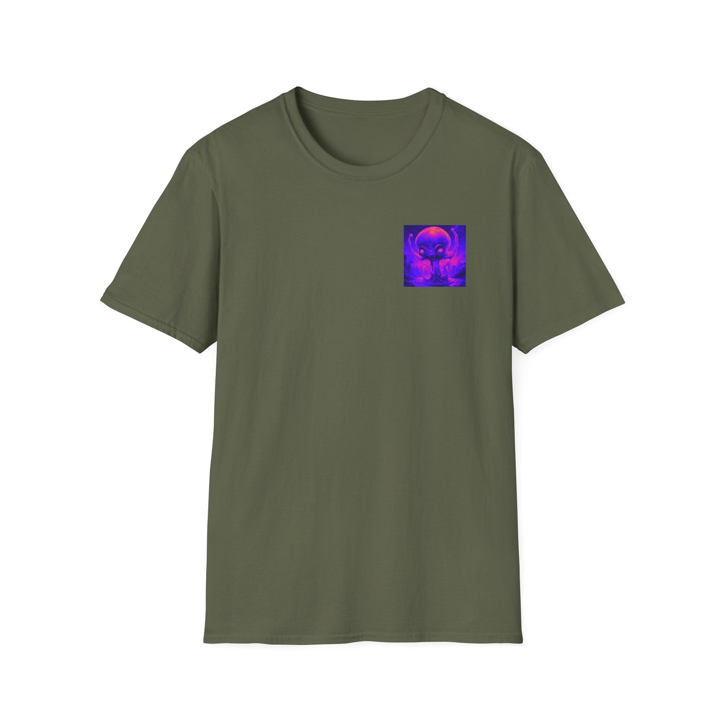 Unisex Softstyle T-Shirt Slimey Alien