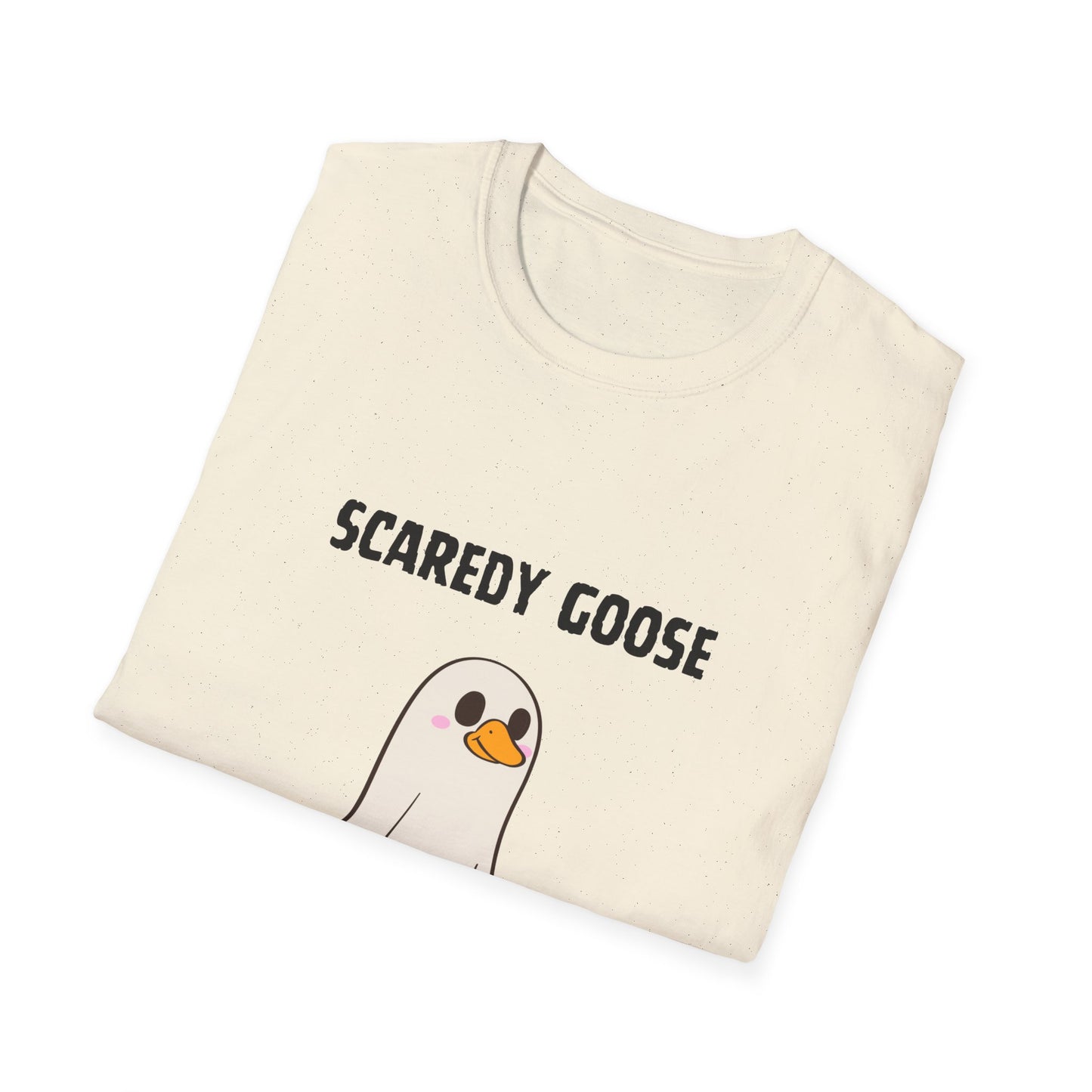Funny Scaredy Goose T-Shirt, Unisex Graphic Tee, Casual Wear, Halloween shirt