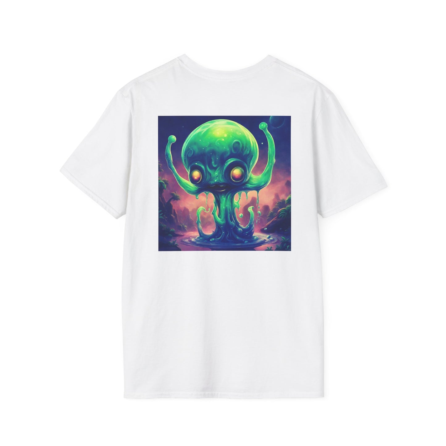 Unisex Softstyle T-Shirt Slimey Alien
