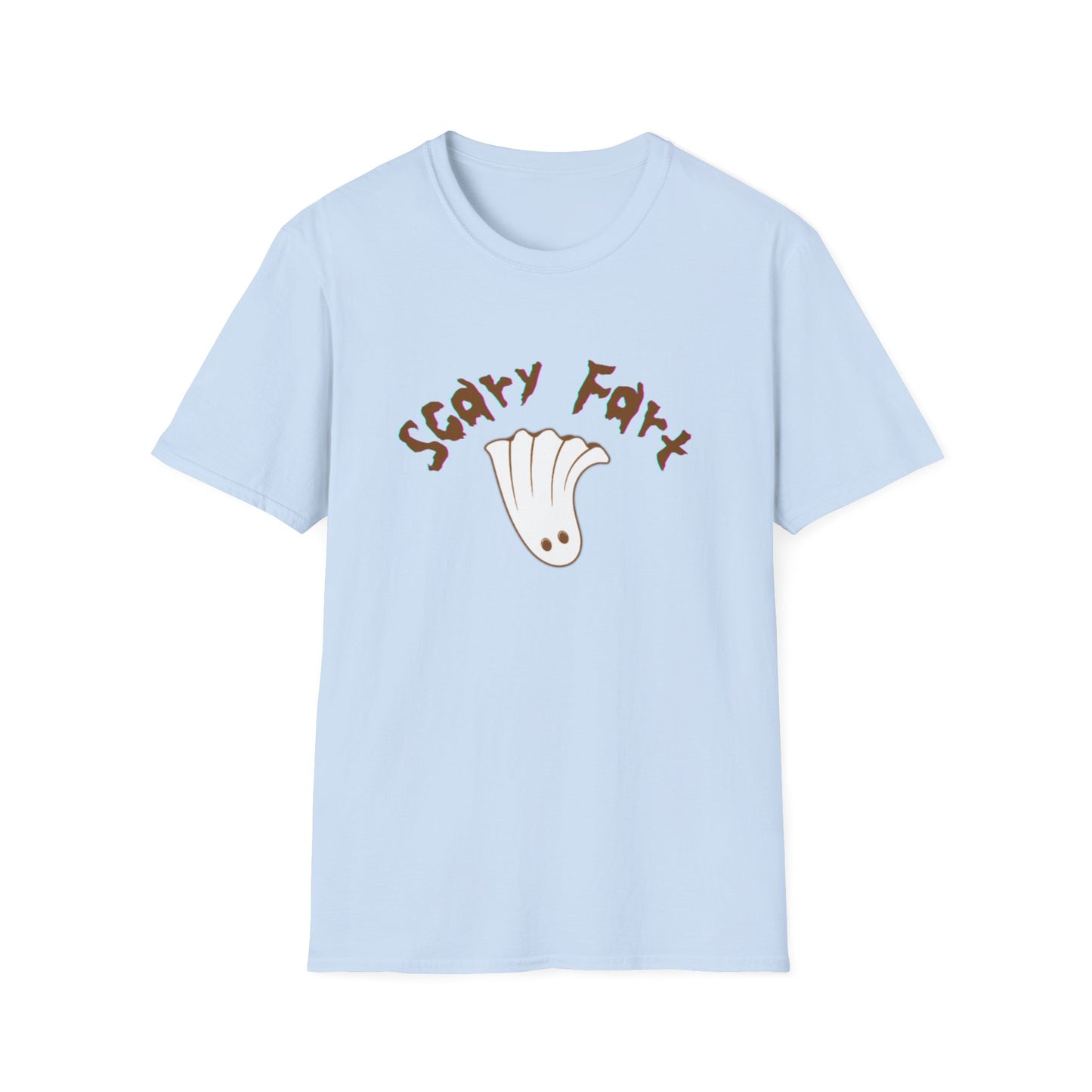 Funny Scary Fart Unisex T-Shirt | Halloween Shirt, Casual Wear, Gift for Friends, Humorous Tee, Comic Style Apparel
