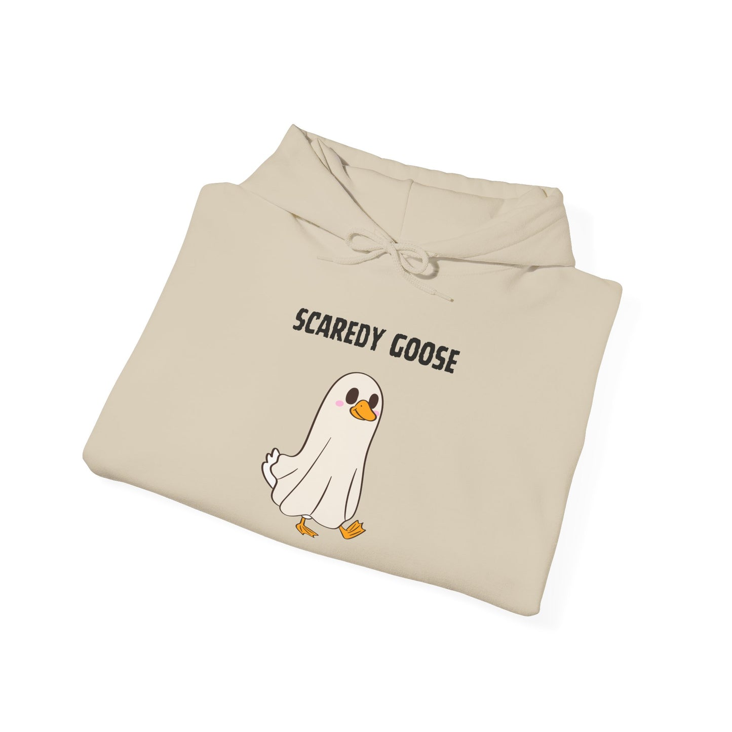 Ghost Goose Hoodie Unisex Spooky Sweatshirt for Halloween Fun, Cozy Fall Wear, Funny Gift