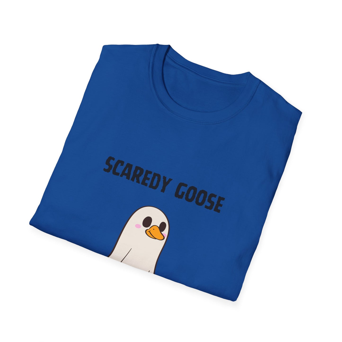 Funny Scaredy Goose T-Shirt, Unisex Graphic Tee, Casual Wear, Halloween shirt