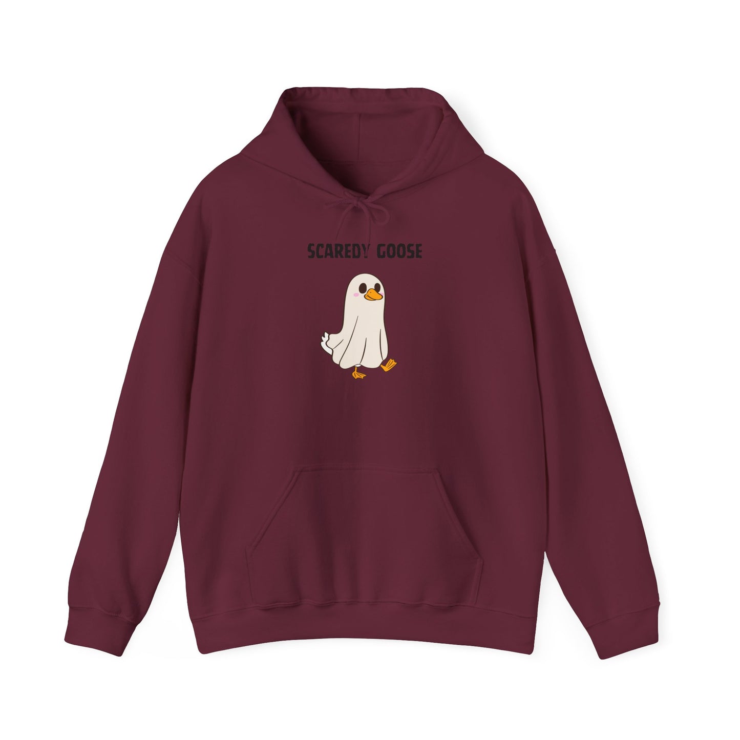 Ghost Goose Hoodie Unisex Spooky Sweatshirt for Halloween Fun, Cozy Fall Wear, Funny Gift
