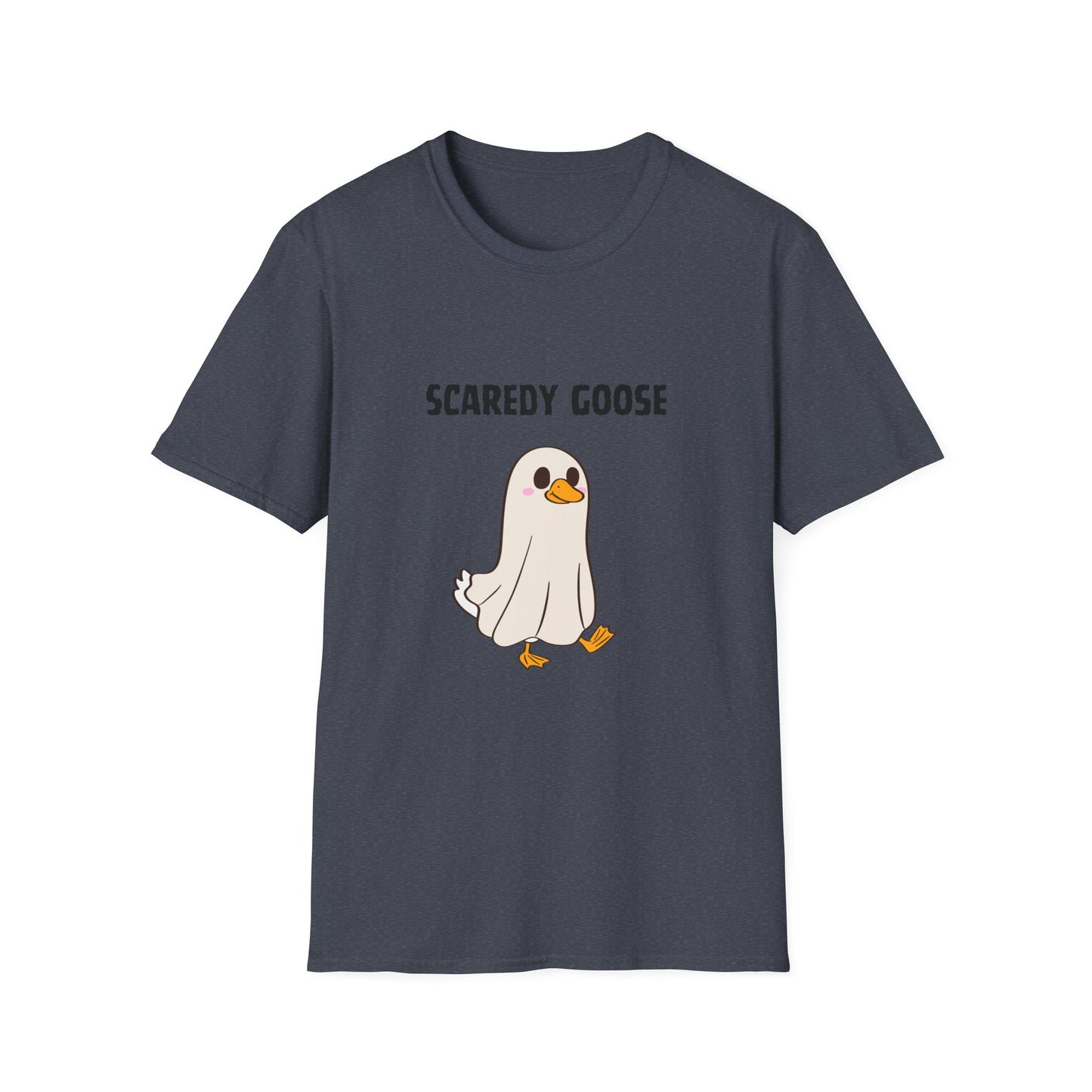 Funny Scaredy Goose T-Shirt, Unisex Graphic Tee, Casual Wear, Halloween shirt