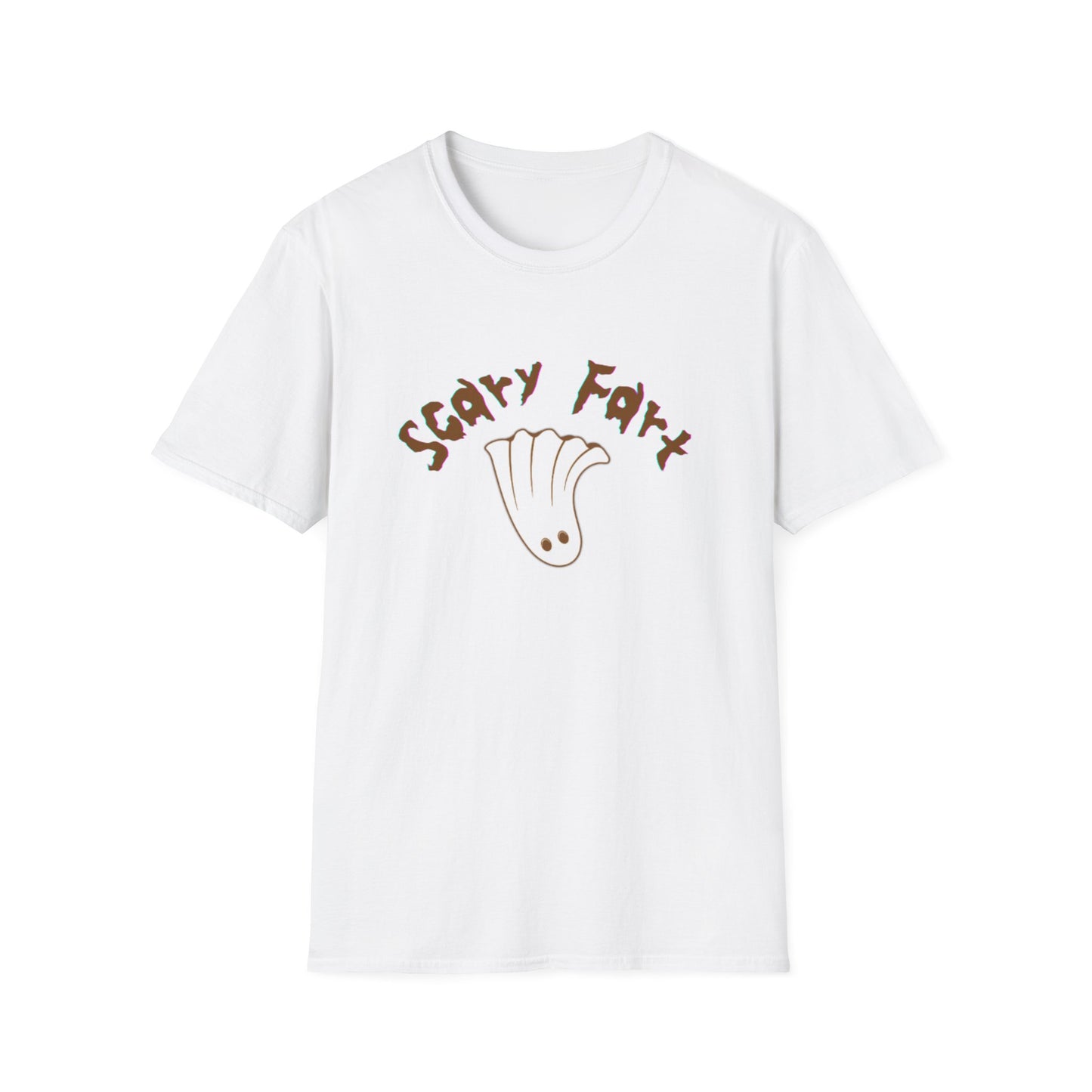Funny Scary Fart Unisex T-Shirt | Halloween Shirt, Casual Wear, Gift for Friends, Humorous Tee, Comic Style Apparel