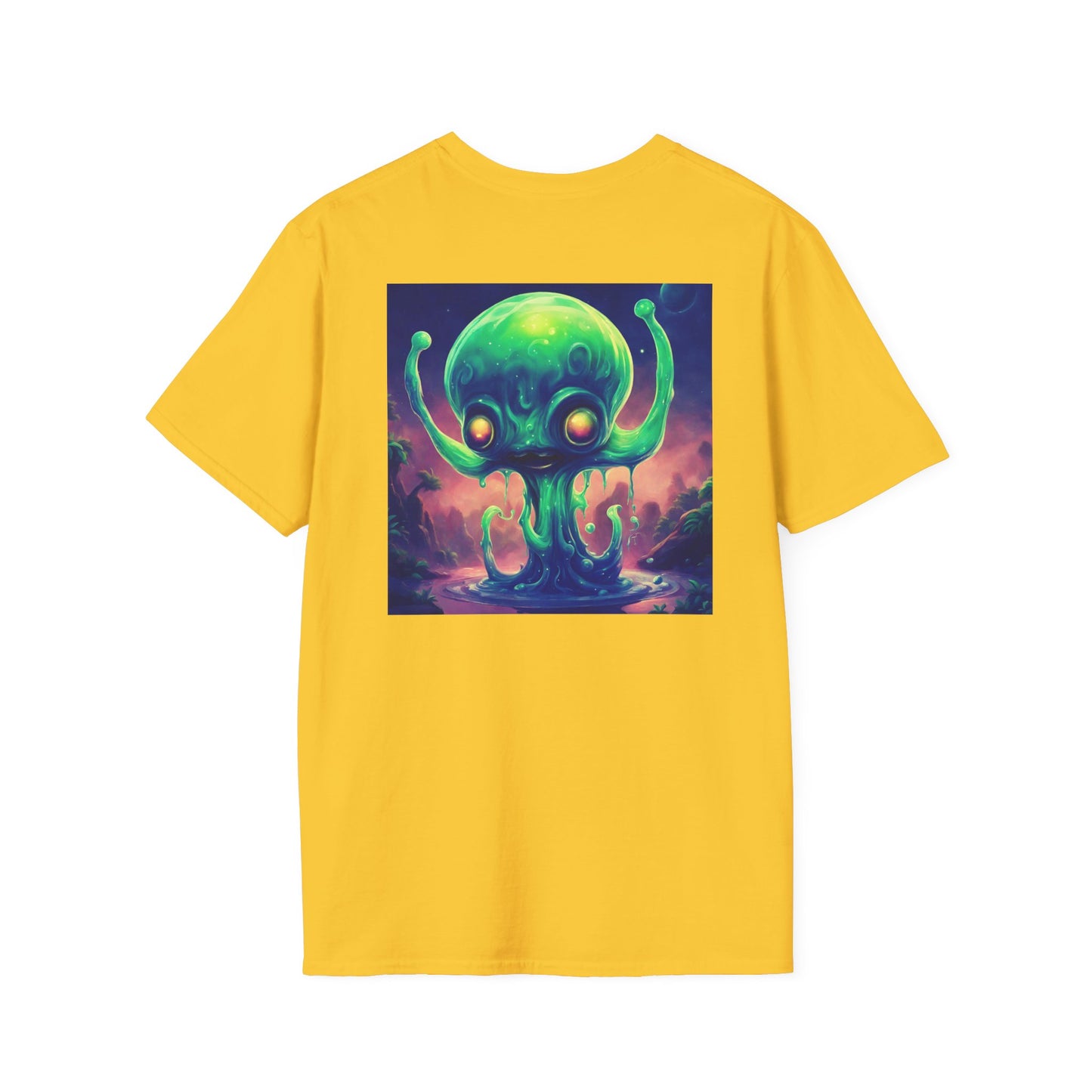 Unisex Softstyle T-Shirt Slimey Alien