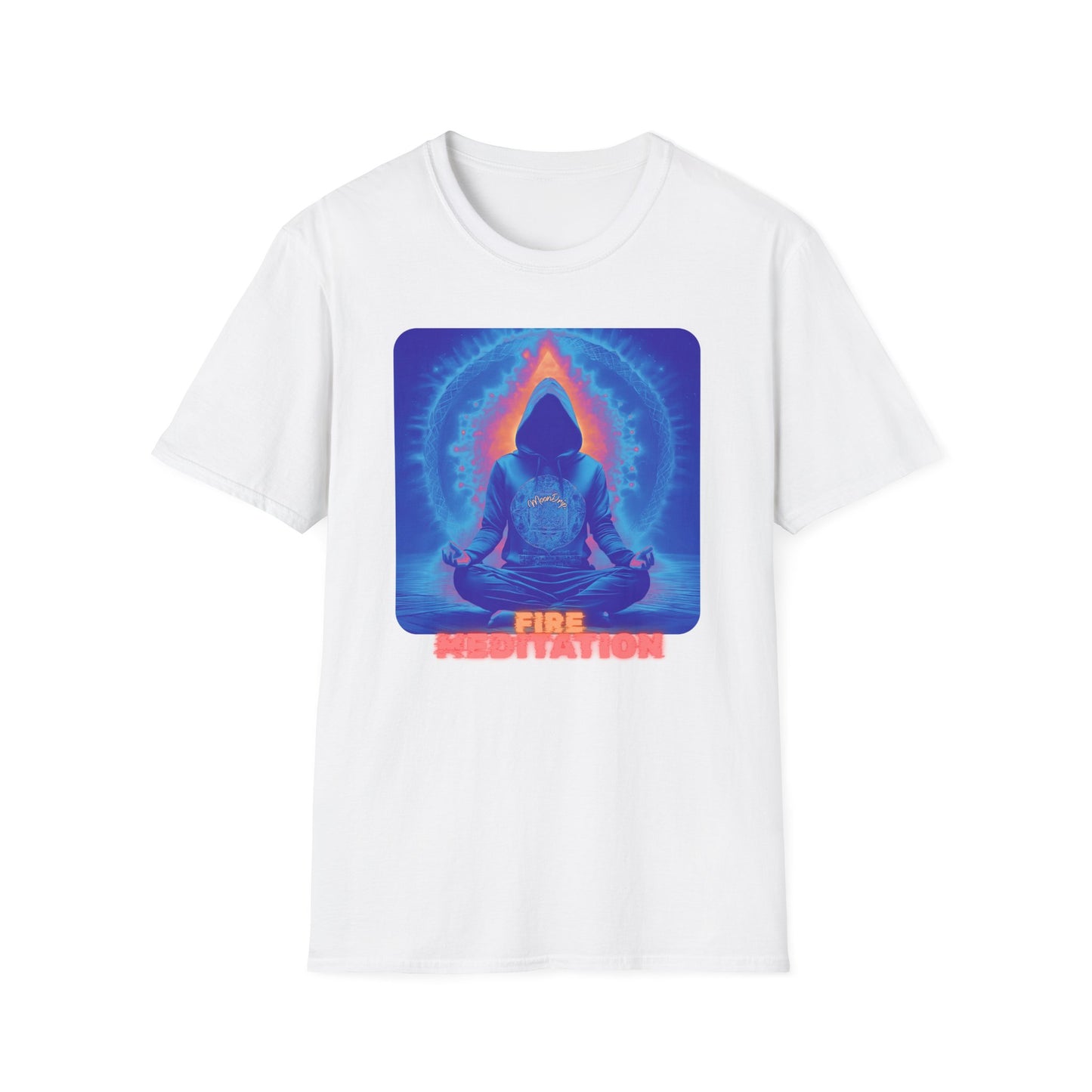 Fire Meditation by Moondrip Unisex Tshirt