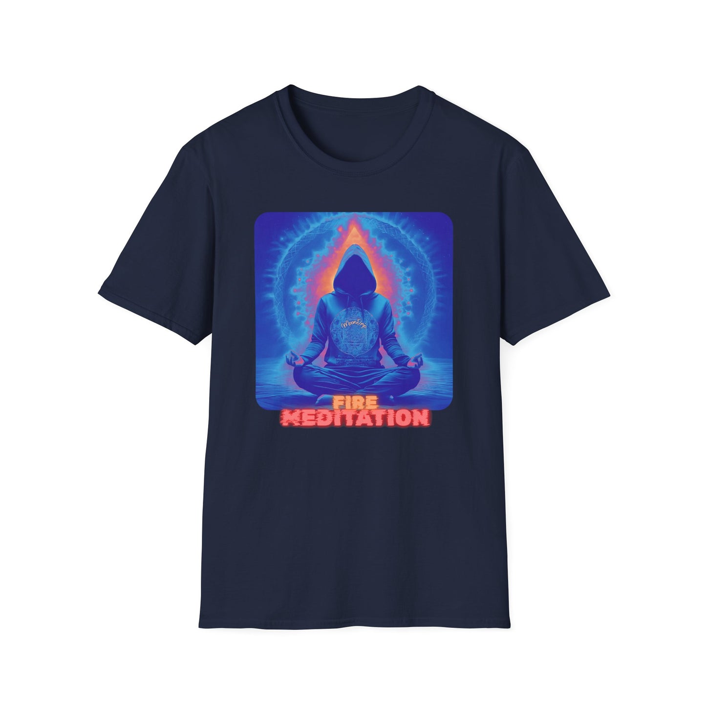 Fire Meditation by Moondrip Unisex Tshirt