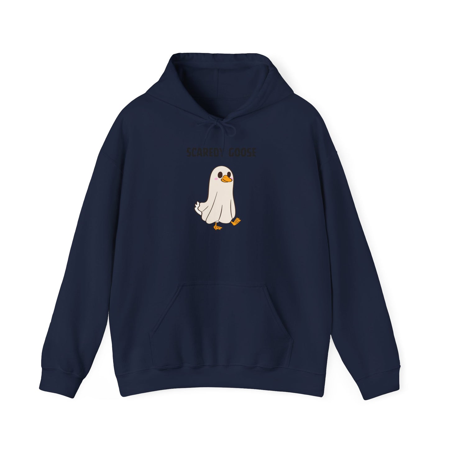 Ghost Goose Hoodie Unisex Spooky Sweatshirt for Halloween Fun, Cozy Fall Wear, Funny Gift