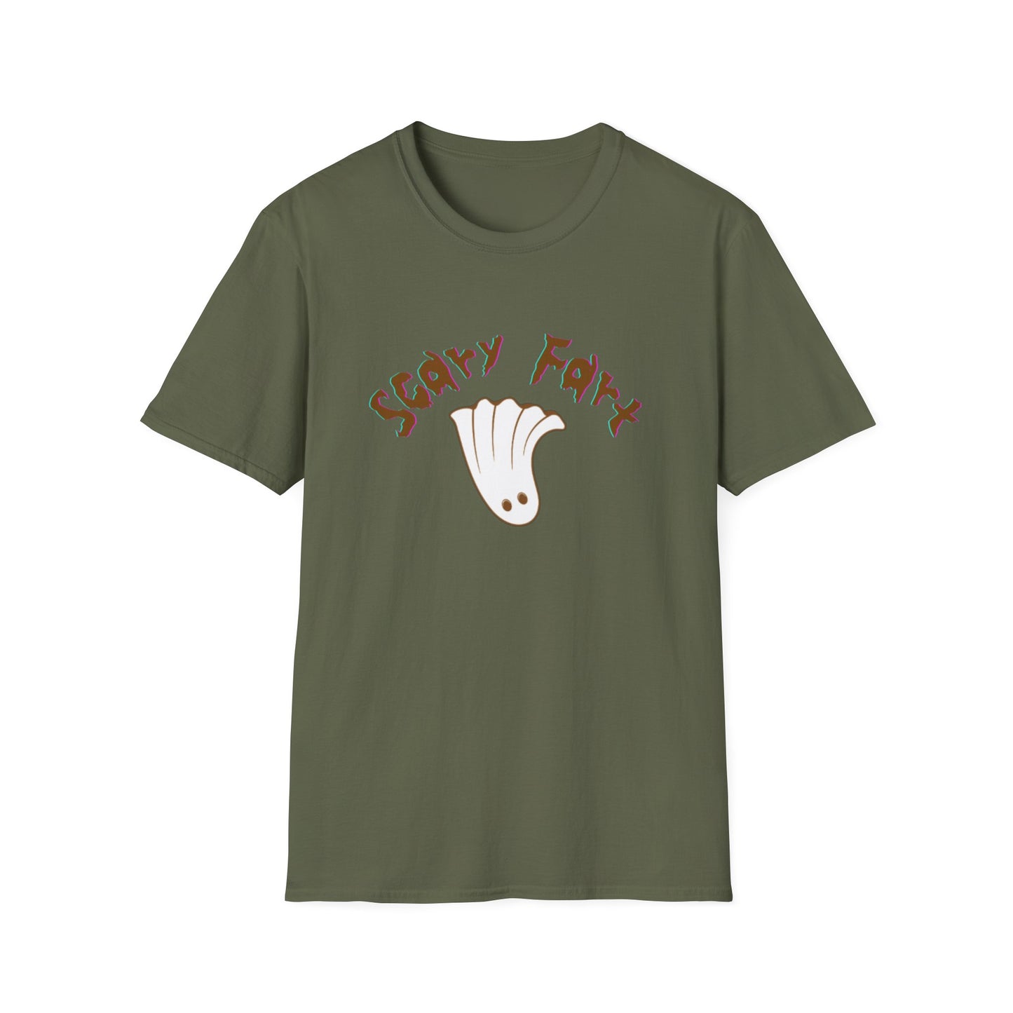 Funny Scary Fart Unisex T-Shirt | Halloween Shirt, Casual Wear, Gift for Friends, Humorous Tee, Comic Style Apparel