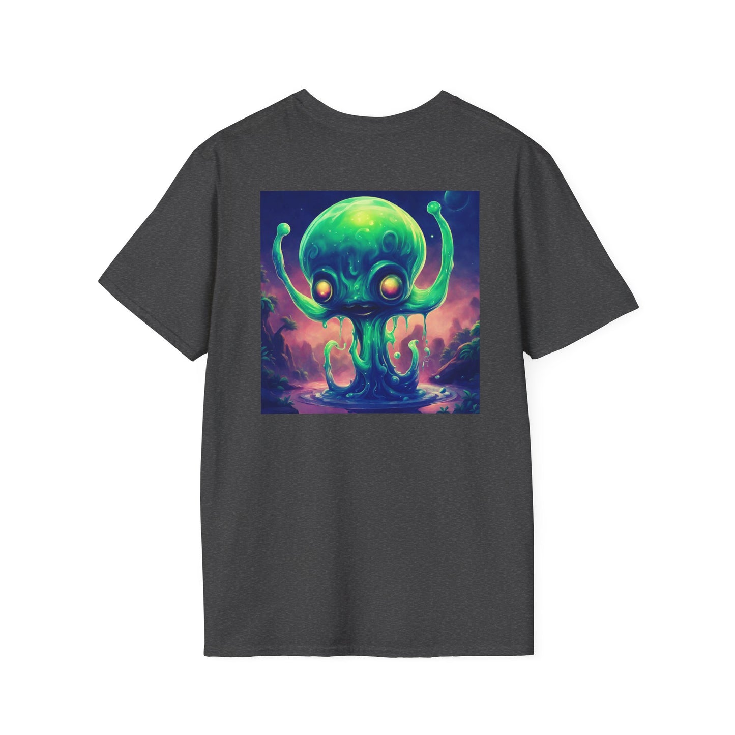 Unisex Softstyle T-Shirt Slimey Alien