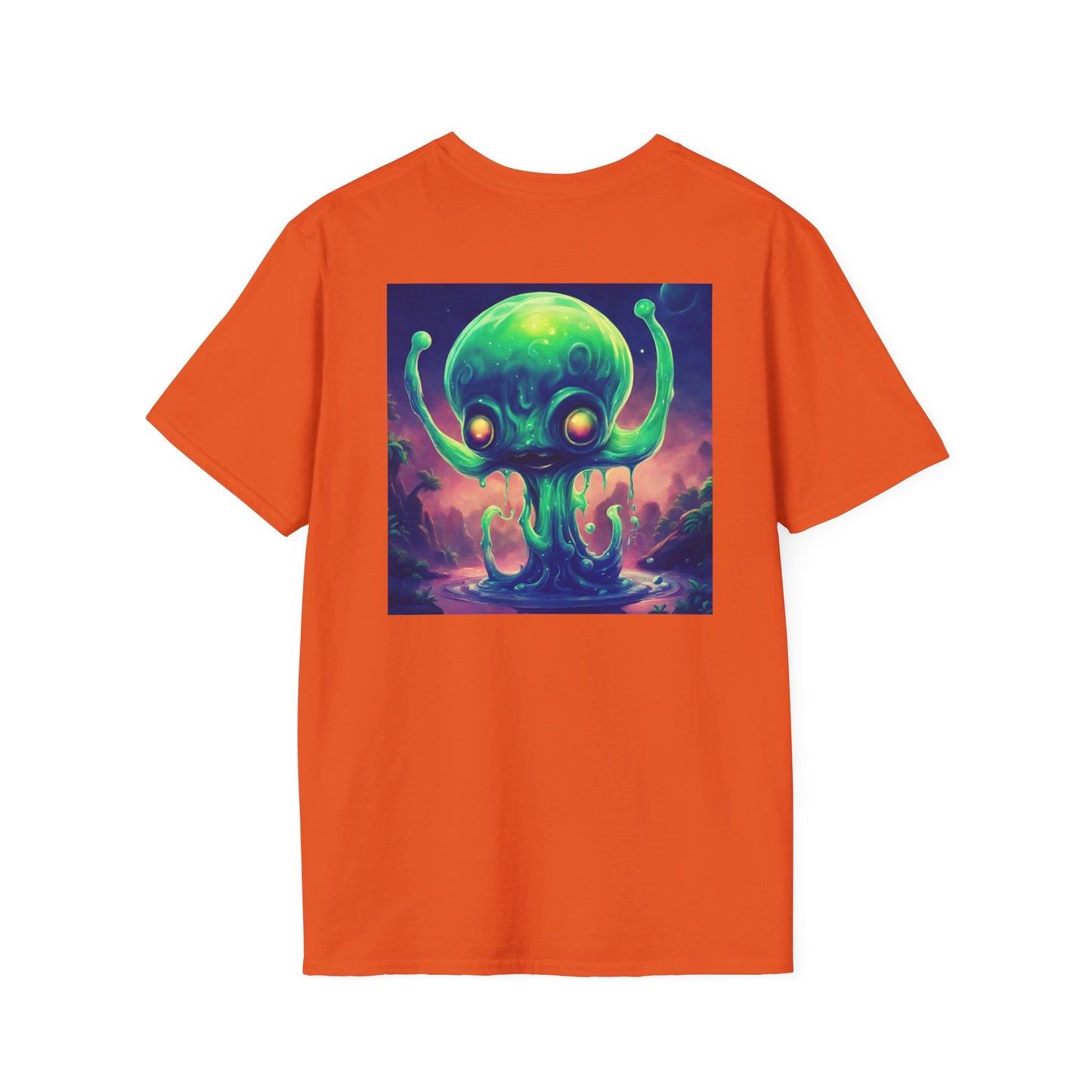 Unisex Softstyle T-Shirt Slimey Alien