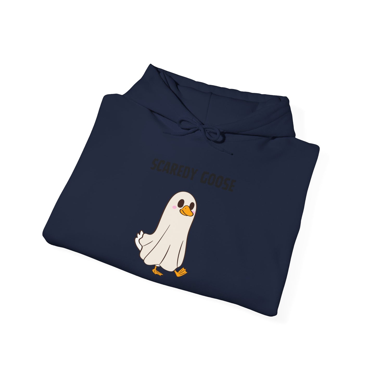 Ghost Goose Hoodie Unisex Spooky Sweatshirt for Halloween Fun, Cozy Fall Wear, Funny Gift