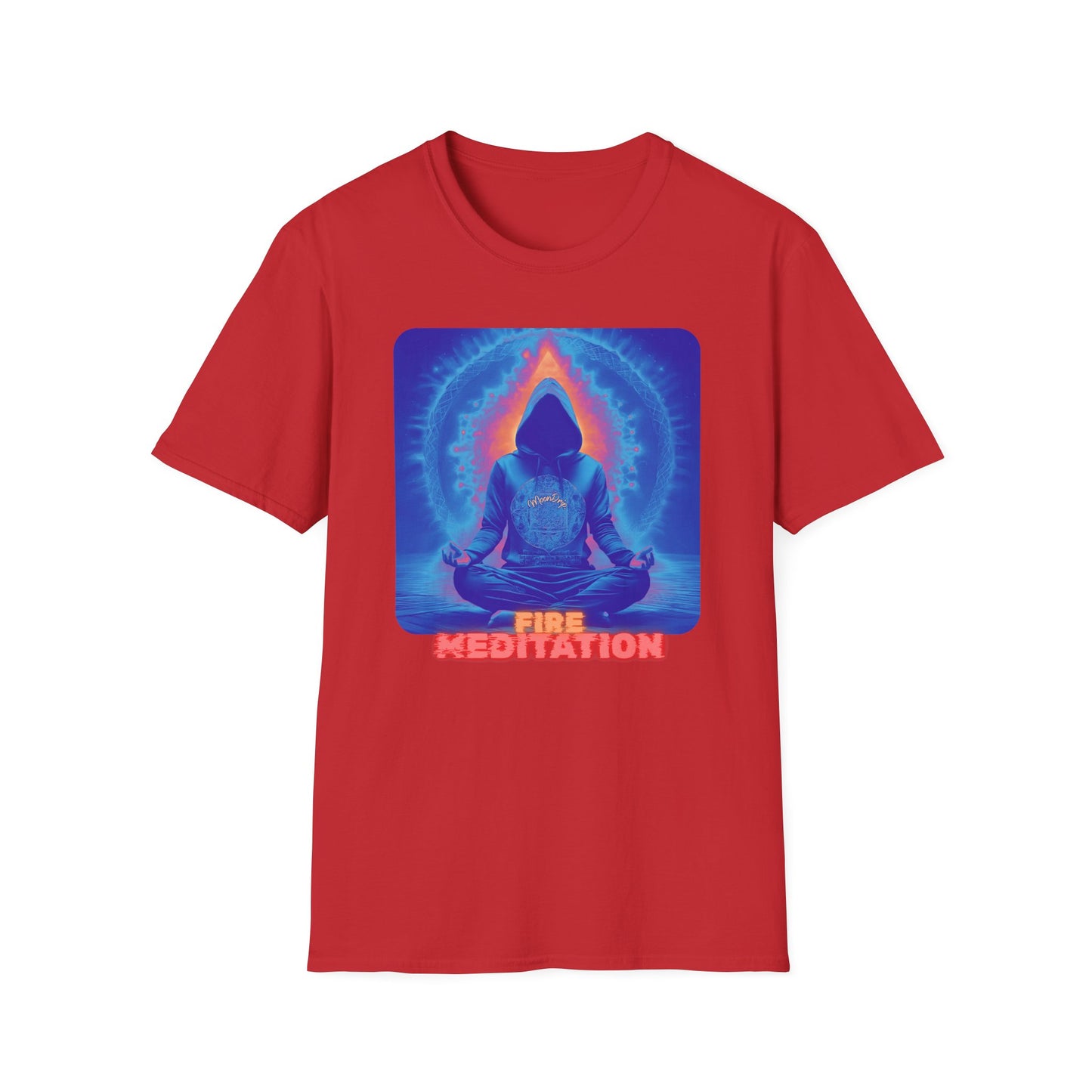 Fire Meditation by Moondrip Unisex Tshirt